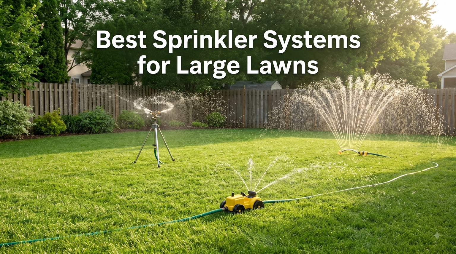 Best Sprinkler Systems for Large Lawns