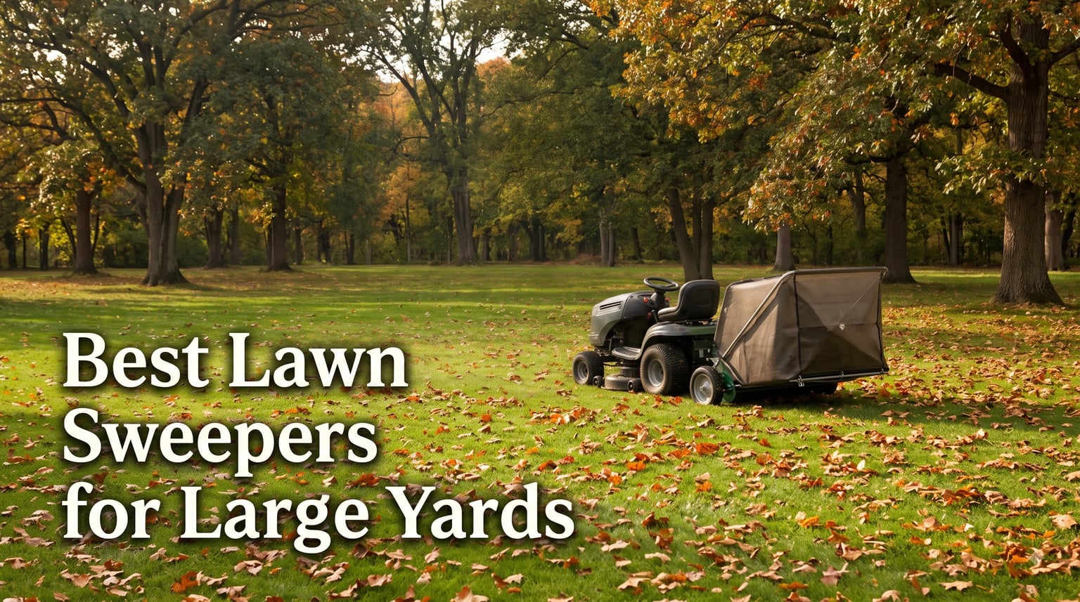 Best Lawn Sweepers for Large Yards