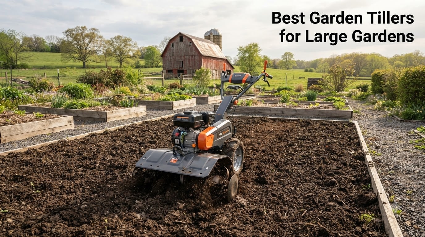 Best Garden Tillers for Large Gardens