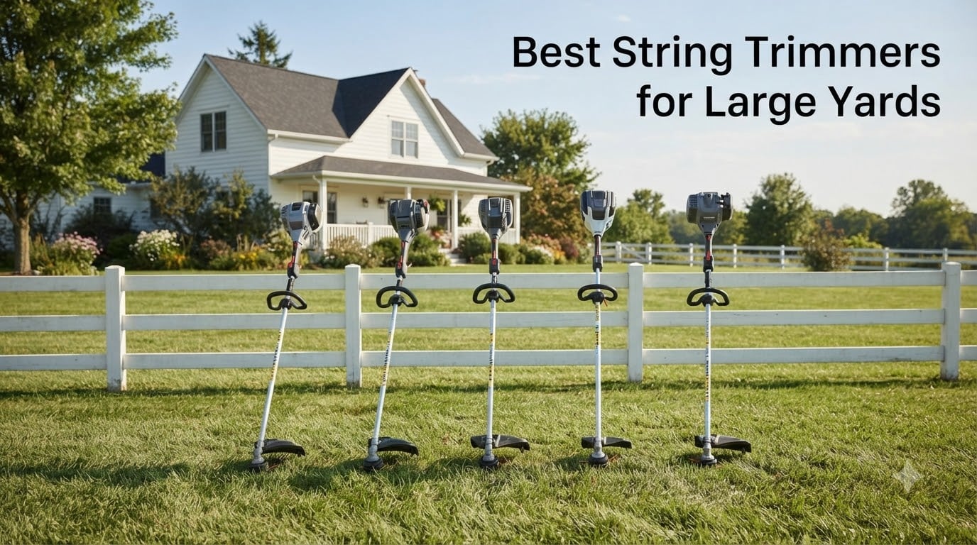 Best String Trimmers for Large Yards