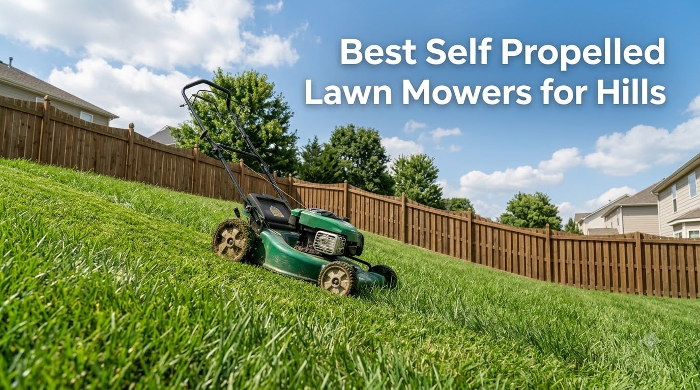Best Self Propelled Lawn Mowers for Hills