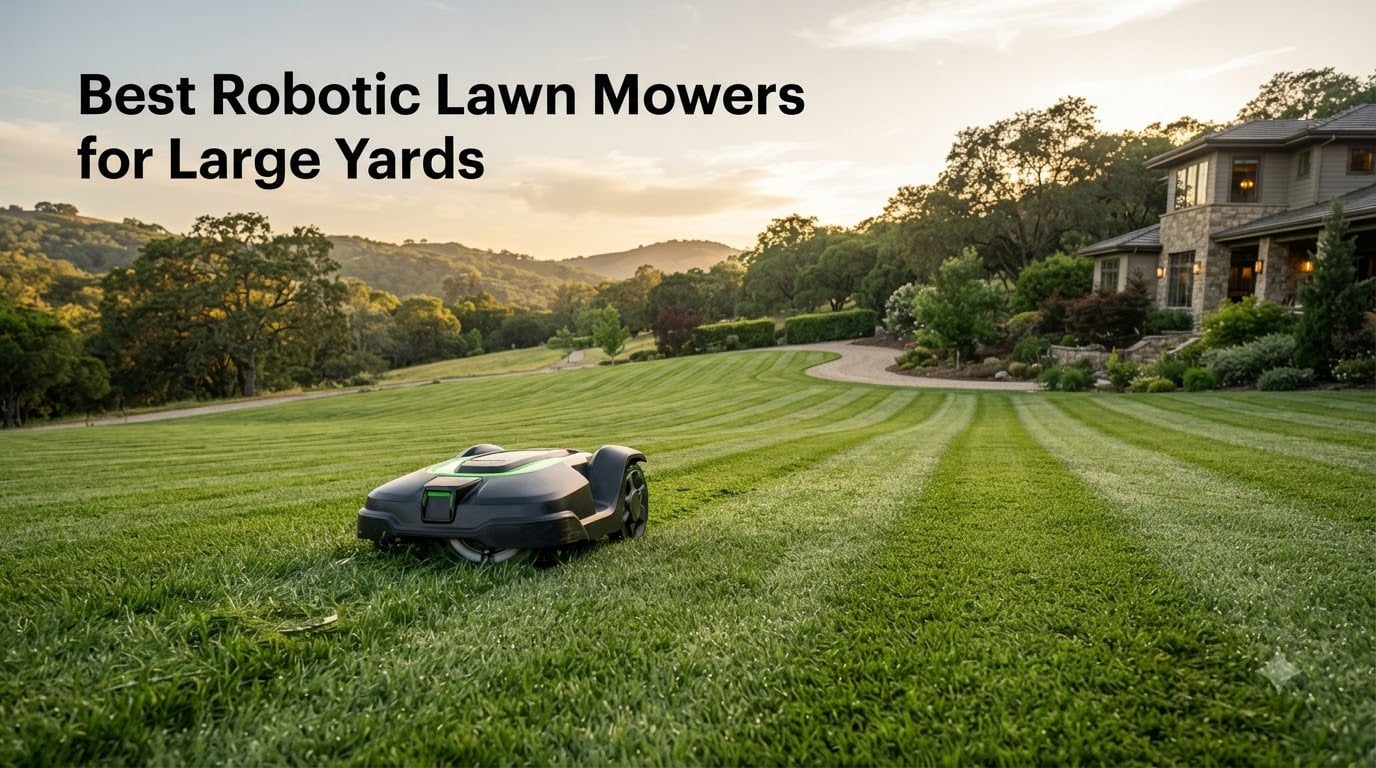 Best Robotic Lawn Mowers for Large Yards