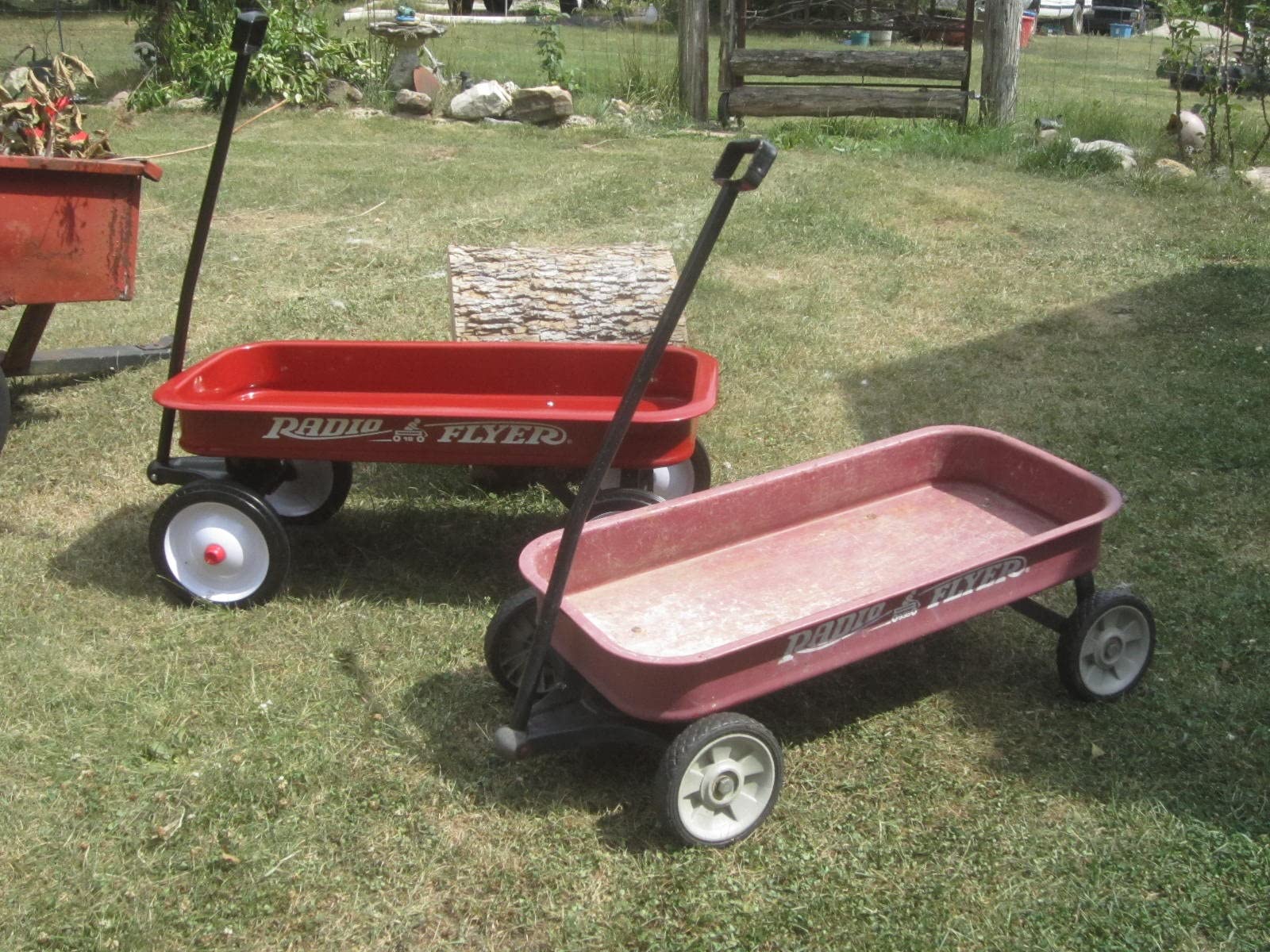 Radio Flyer Classic Red Wagon, for Kids 1.5+, Wagon for Kids or Cargo | All-Steel Body with No-Scratch Edges, 10