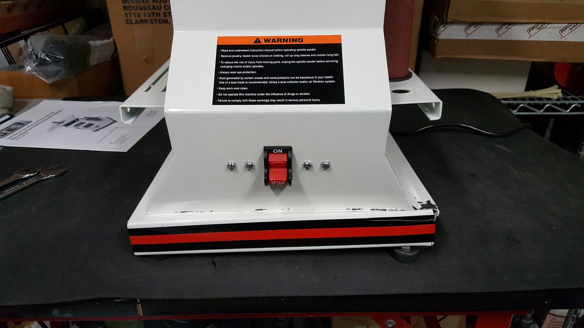 JET Benchtop Oscillating Spindle Sander, 1/2 HP, 115V 1Ph (Model JBOS-5) customer photo 2