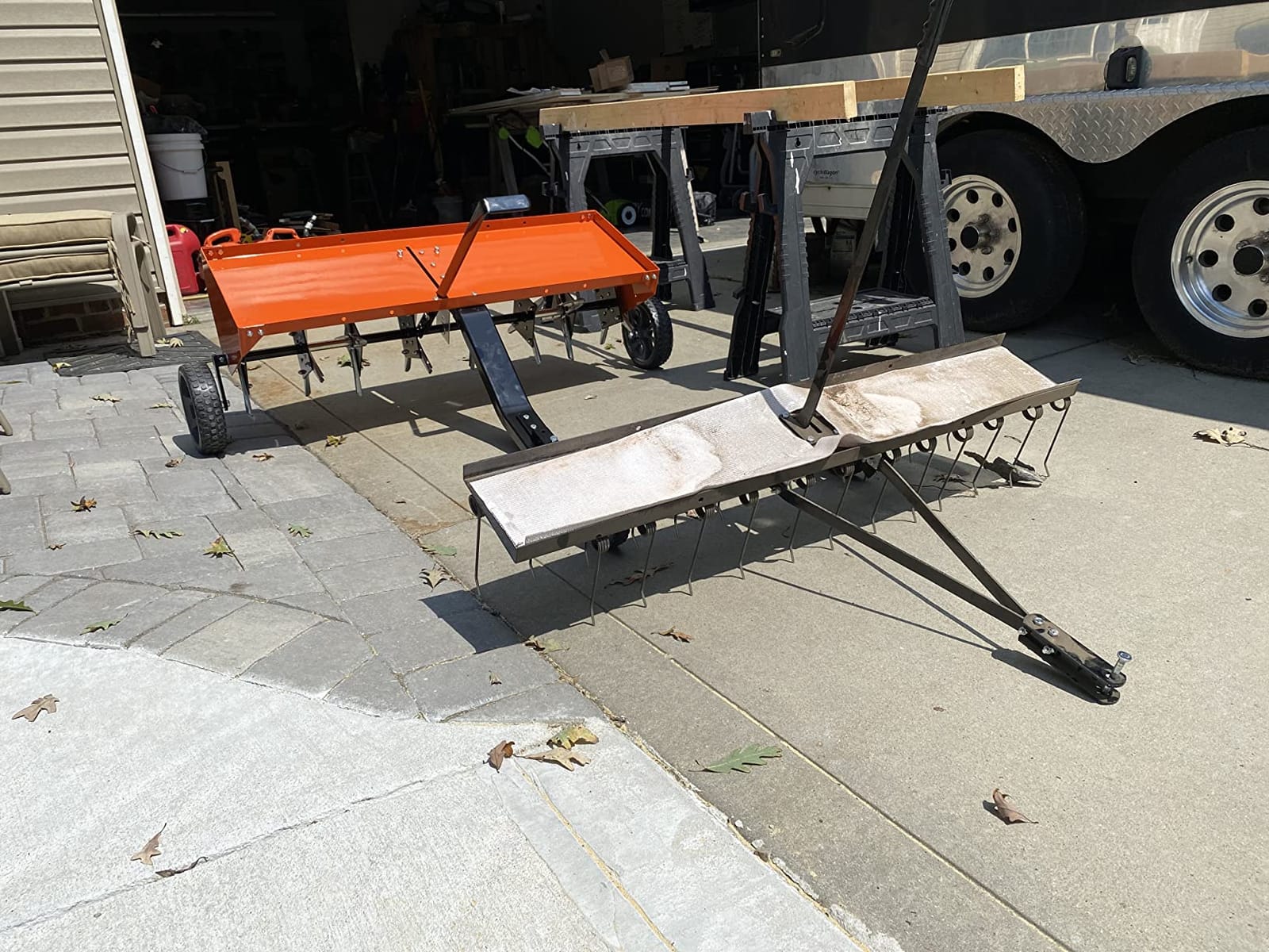 Agri-Fab 48-Inch Tow Behind Lawn Dethatcher with 24 Durable Spring Steel Tines and Universal Hitch customer photo 2
