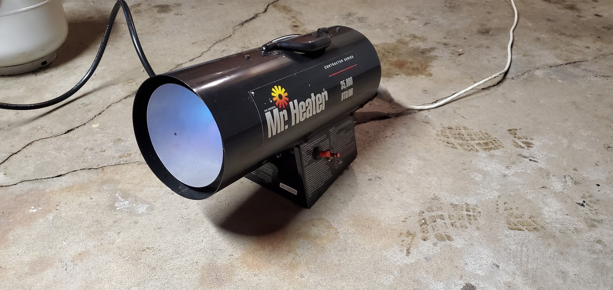 Mr. Heater 35,000 BTU Propane Forced-Air Heater #MH35FA customer photo 1