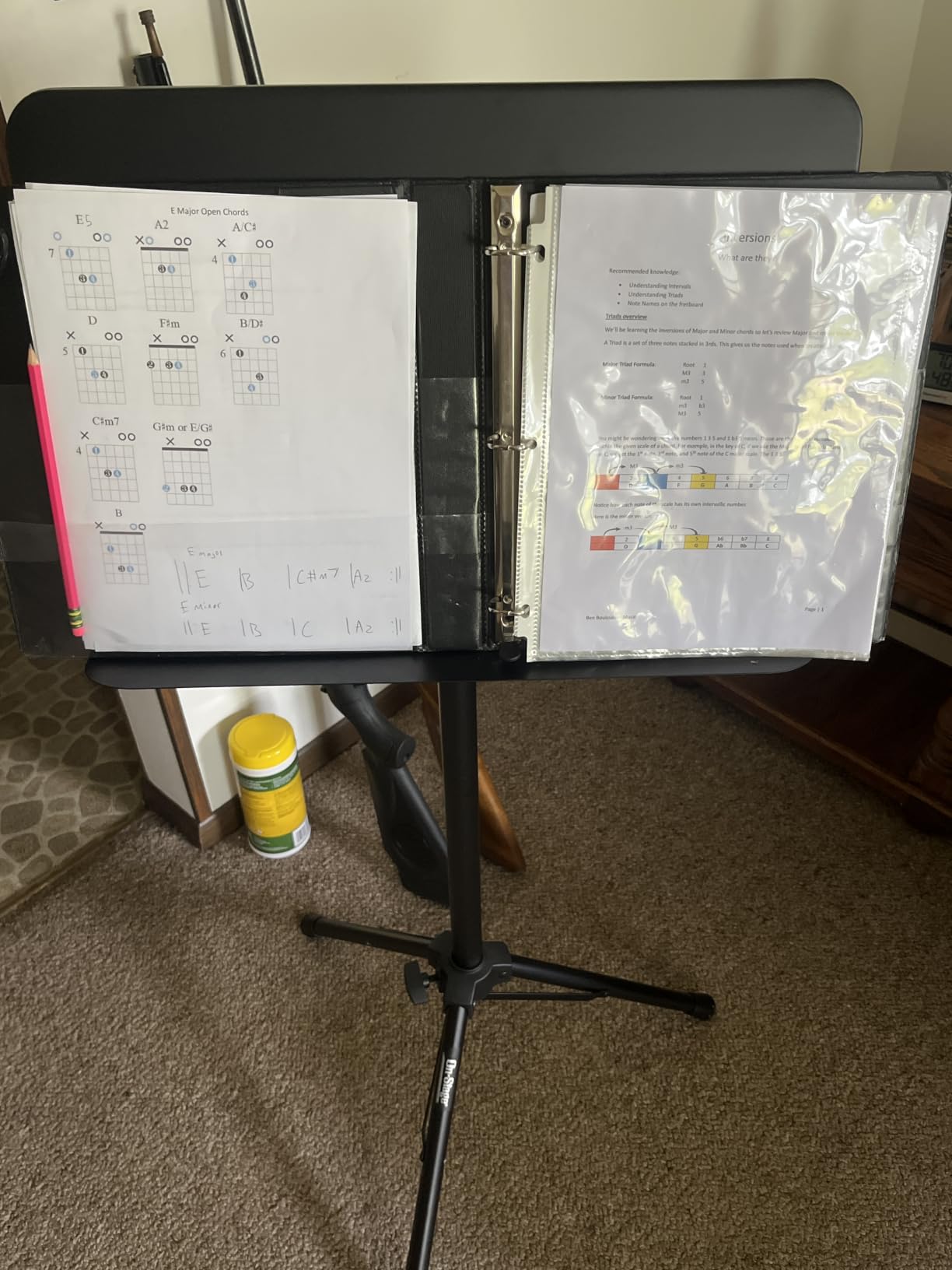 On-Stage SM7211B Professional Grade Folding Orchestral Sheet Music Stand, Black customer photo 1