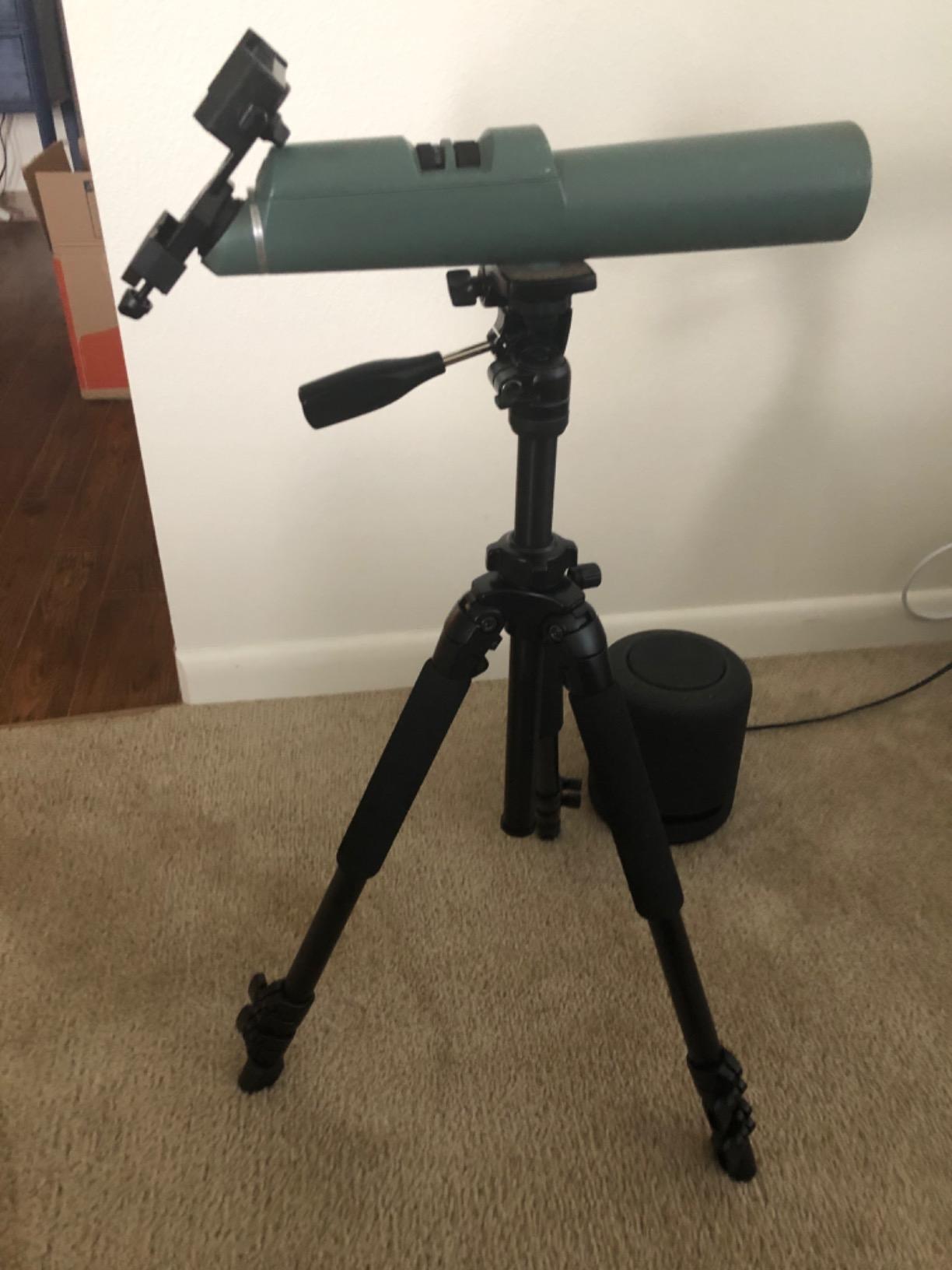 Celestron Advanced Tripod for Binoculars, Spotting Scopes, and Cameras - Durable Aluminum Construction with Adjustable Legs and Center Column for Stability, Black customer photo 2