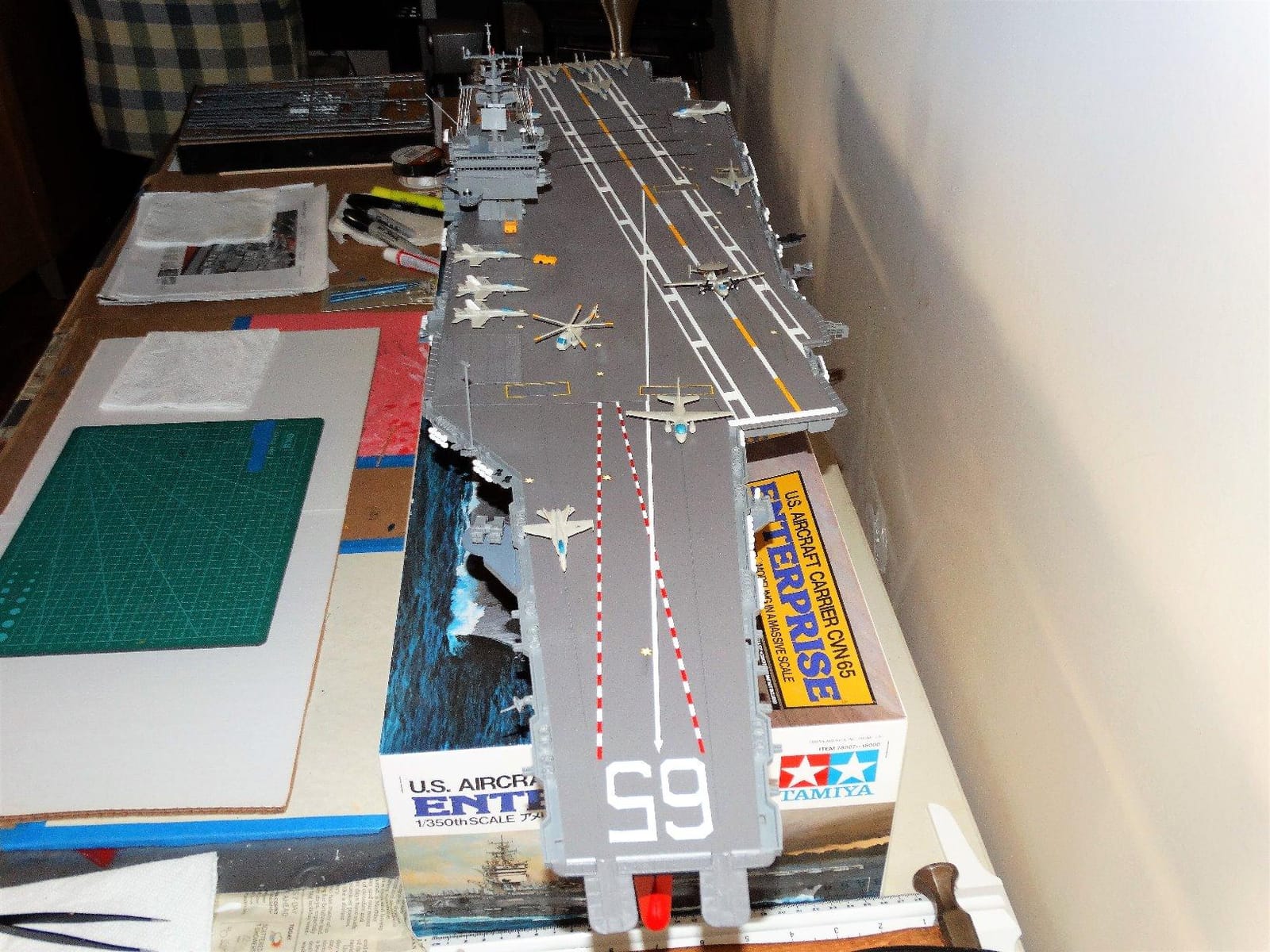 Tamiya 78007 1/350 USS Enterprise Aircraft Carrier Plastic Model Boat Kit customer photo 1