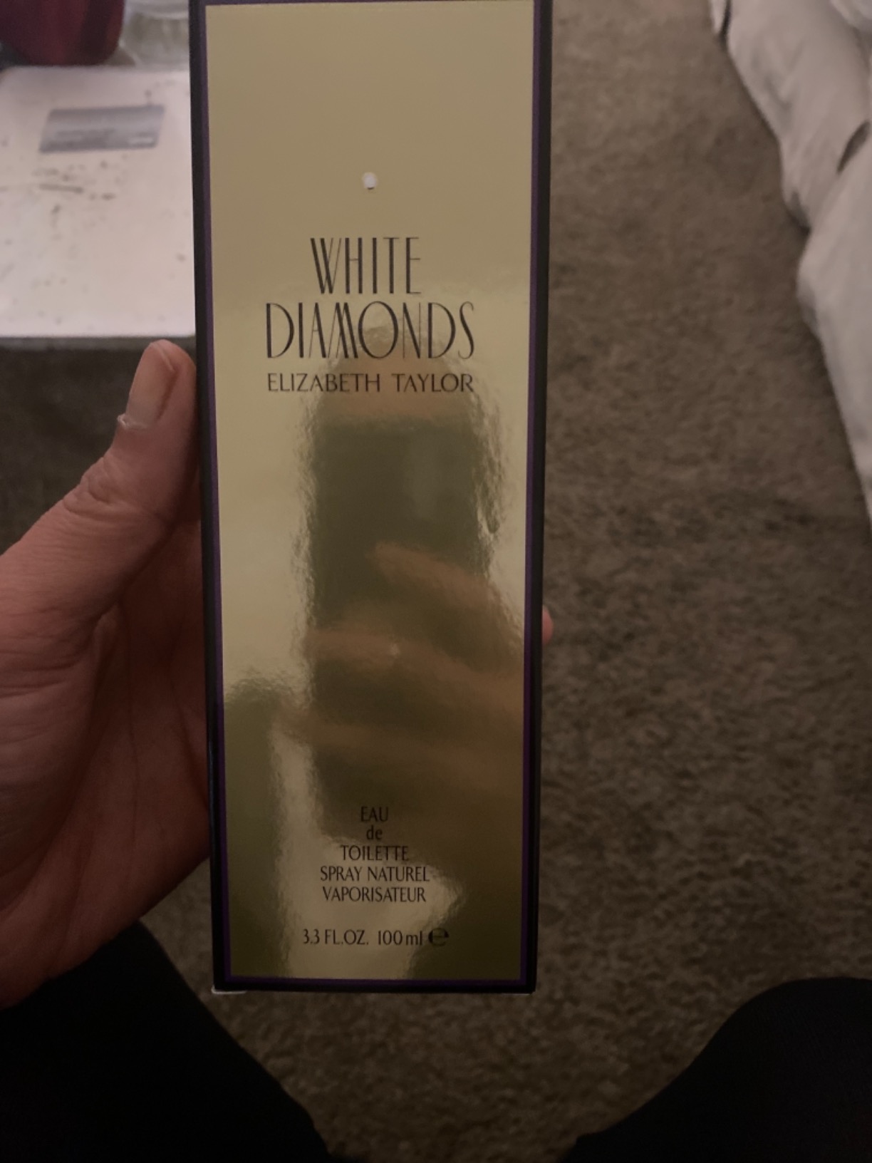 Elizabeth Taylor White Diamonds Eau de Toilette for Women, 3.3 fl oz | Women's floral chypre eau de toilette. Perfume with notes of lily, neroli, warm amber, and sandalwood. customer photo 1