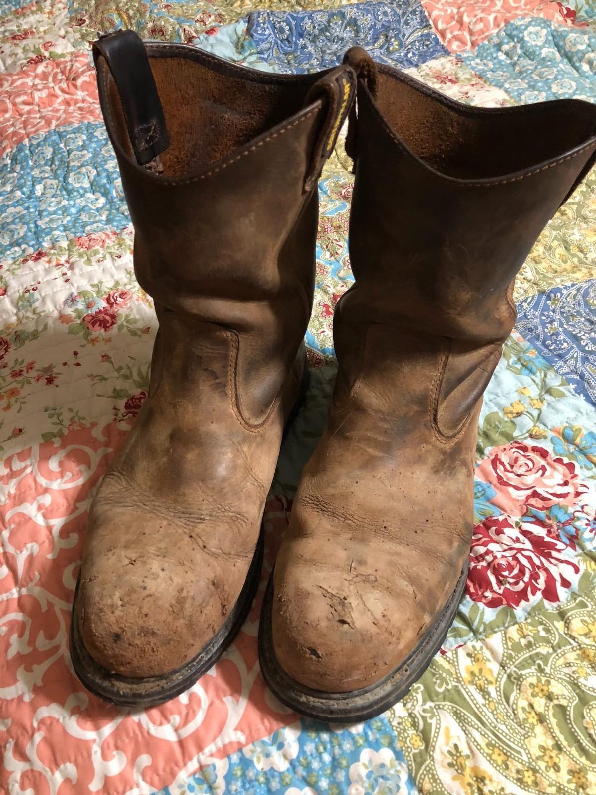 CAT Men's Revolver Pull-on Steel Toe Construction Boot customer photo 2