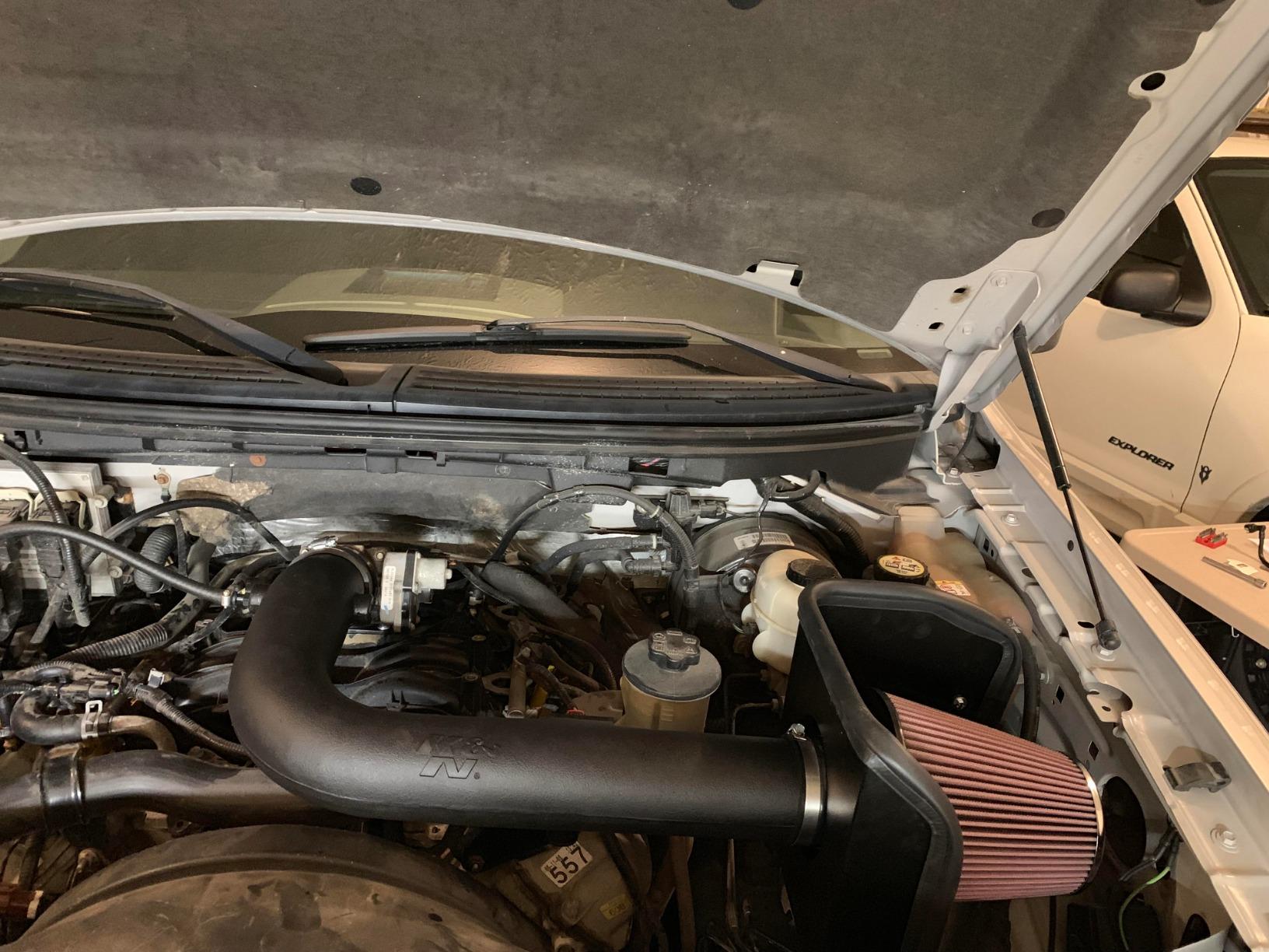 K&N Cold Air Intake System: High-Flow Air Filter, Increase Performance & Towing: Compatible with 2004-2008 FORD/LINCOLN: Expedition, F150, Mark LT, 57-2556 customer photo 1