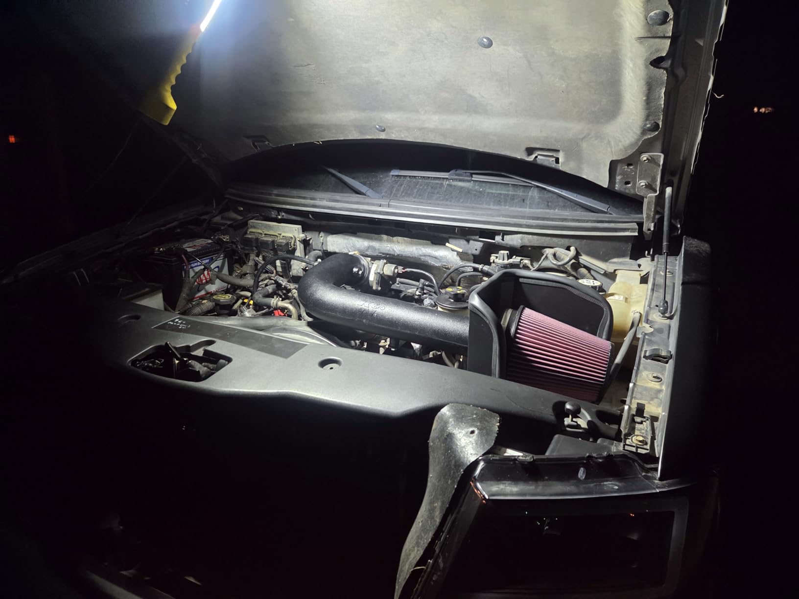 K&N Cold Air Intake System: High-Flow Air Filter, Increase Performance & Towing: Compatible with 2004-2008 FORD/LINCOLN: Expedition, F150, Mark LT, 57-2556 customer photo 2