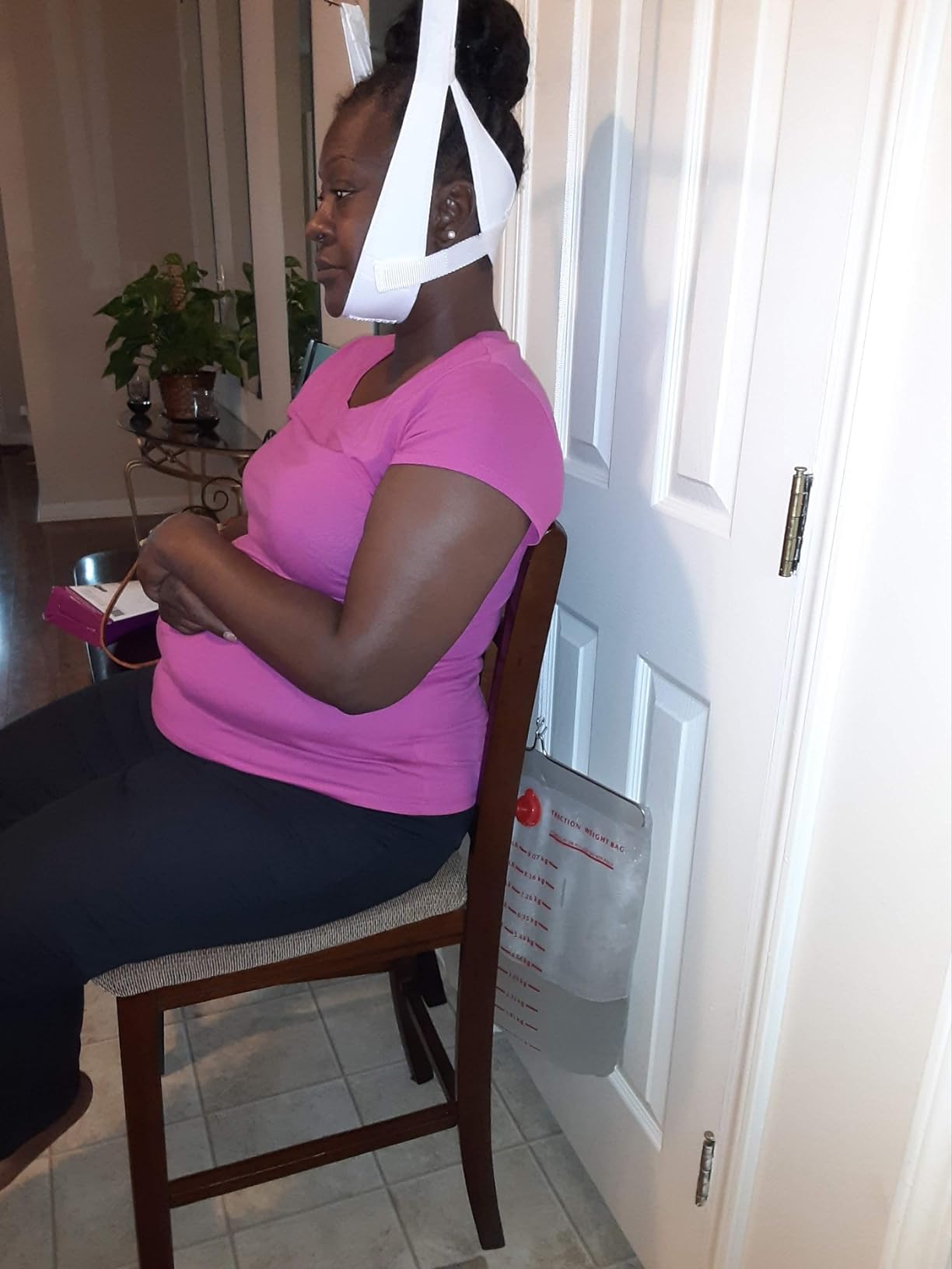 DMI Over the Door Posture Corrector and Cervical Neck Traction Device for Physical Therapy, FSA HSA Eligible Neck Stretcher, Back Stretcher, Neck Pain, Migraine Relief, Back Pain or Arthritis customer photo 1
