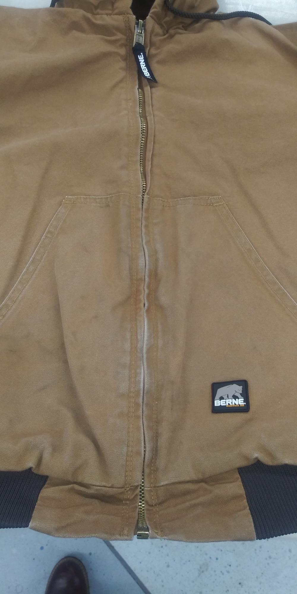 Berne Men's Heritage Duck Hooded Active Work Jacket customer photo 2