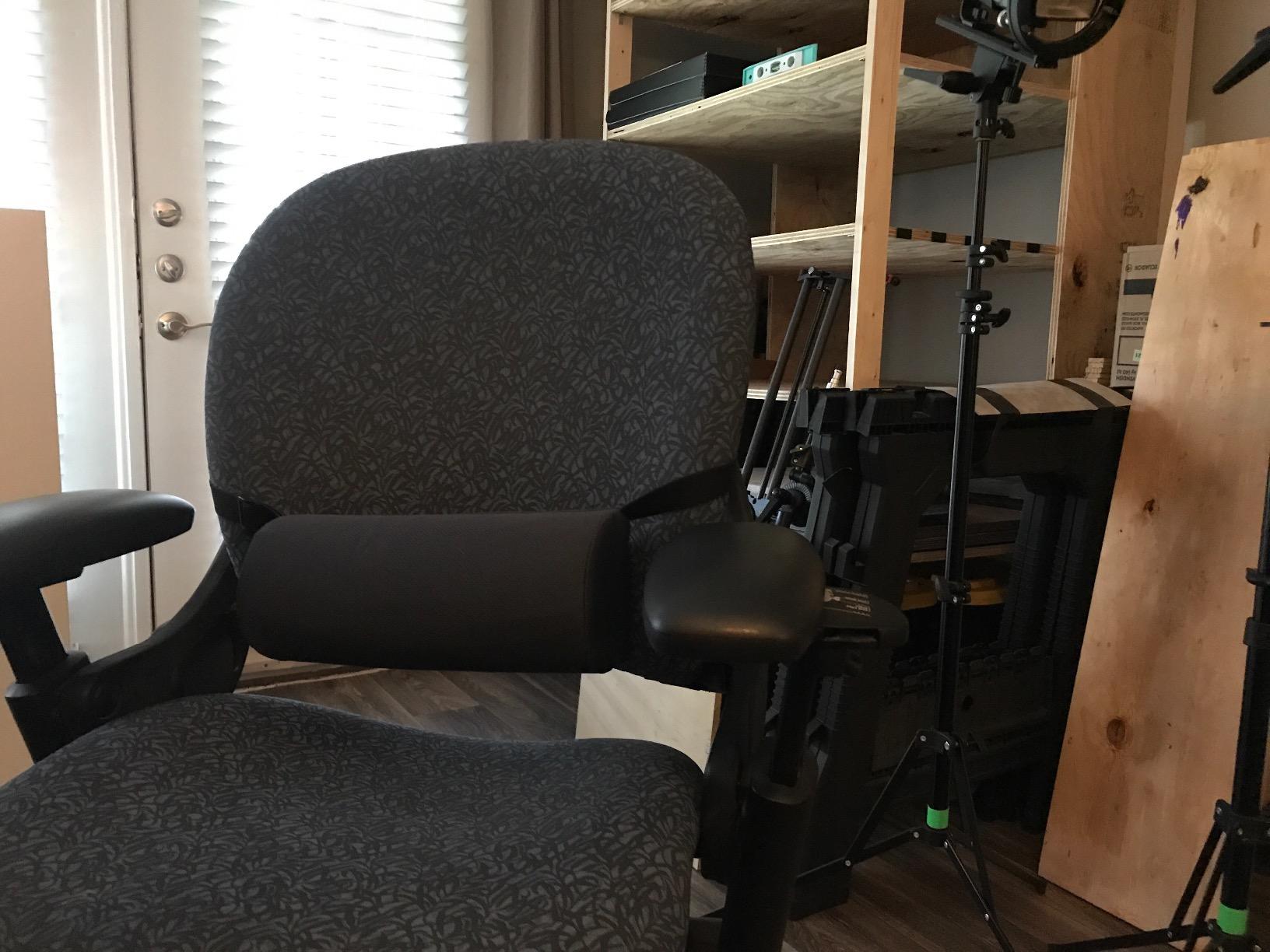 OPTP The Original McKenzie Lumbar Roll - Standard Density Low Back Support, Lumbar support for office chair & car seat back support cushion customer photo 1