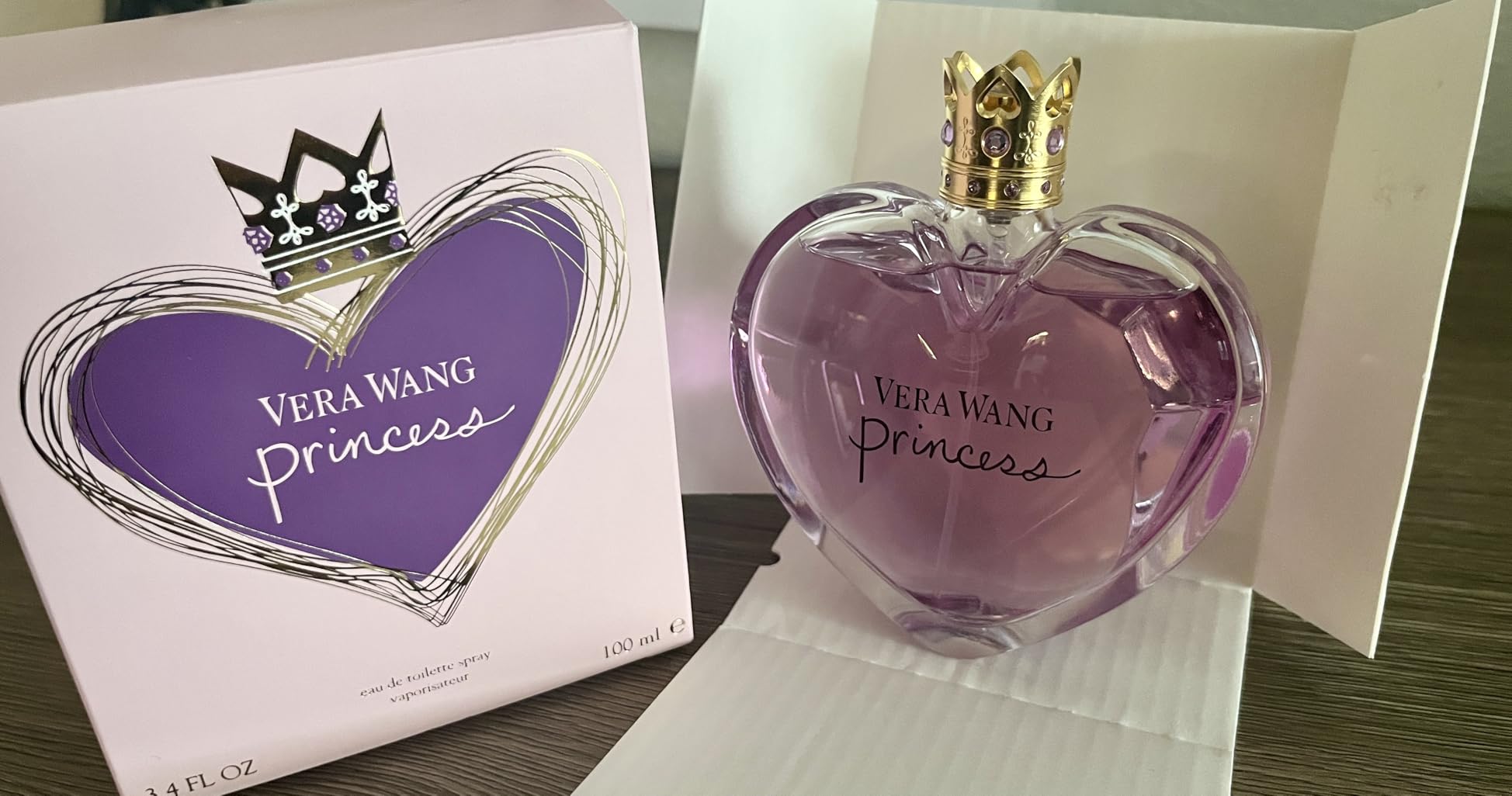 Vera Wang Princess Eau de Toilette Spray, Women's Fragrance, 3.4 fl oz | Notes of Apple, Quava, and Vanilla, Long Lasting, Everyday Fragrance customer photo 1