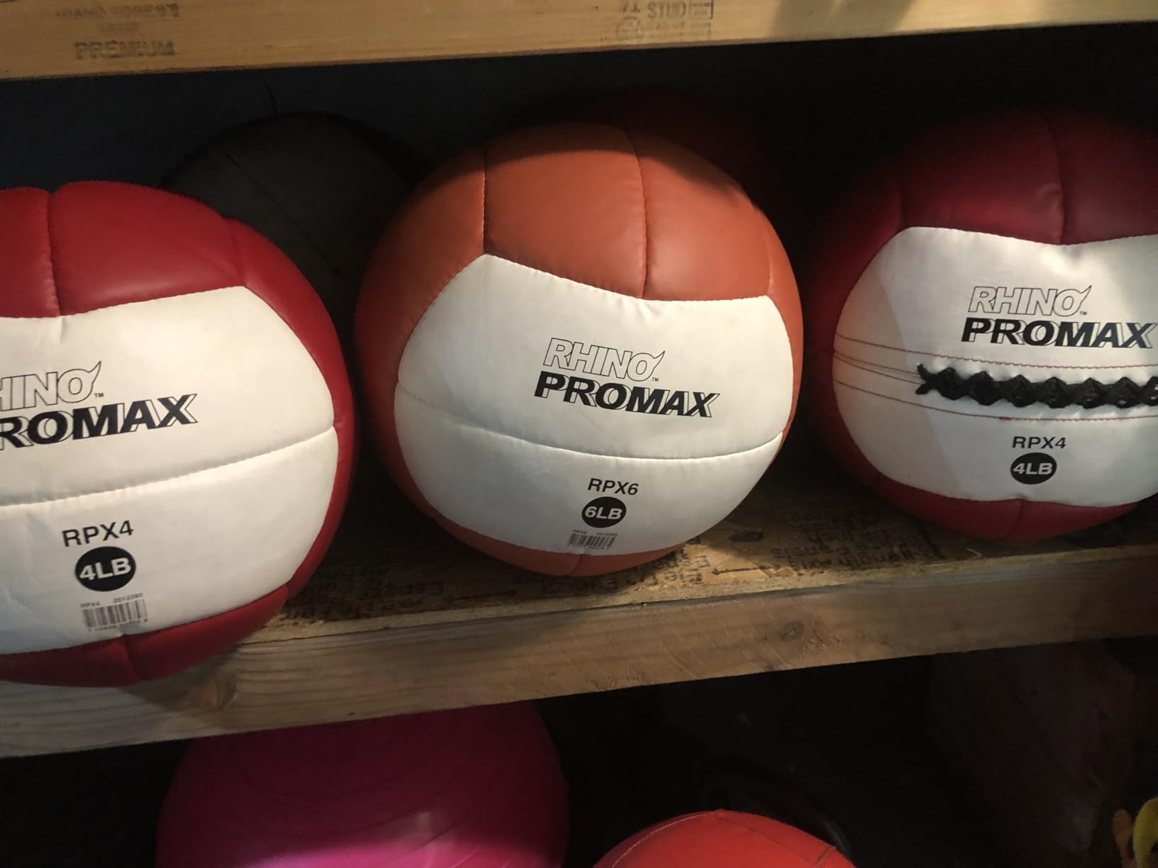 Champion Sports Leather Medicine Balls - Durable Weighted Balls for Strength, Core & Conditioning Training customer photo 2