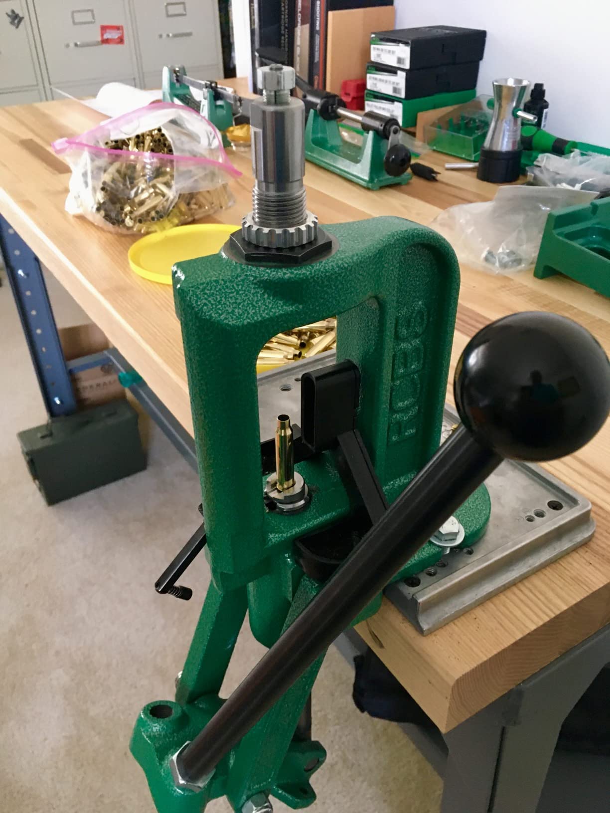 RCBS Rock Chucker Supreme Single Stage Reloading Press - Cast Iron - Green customer photo 1