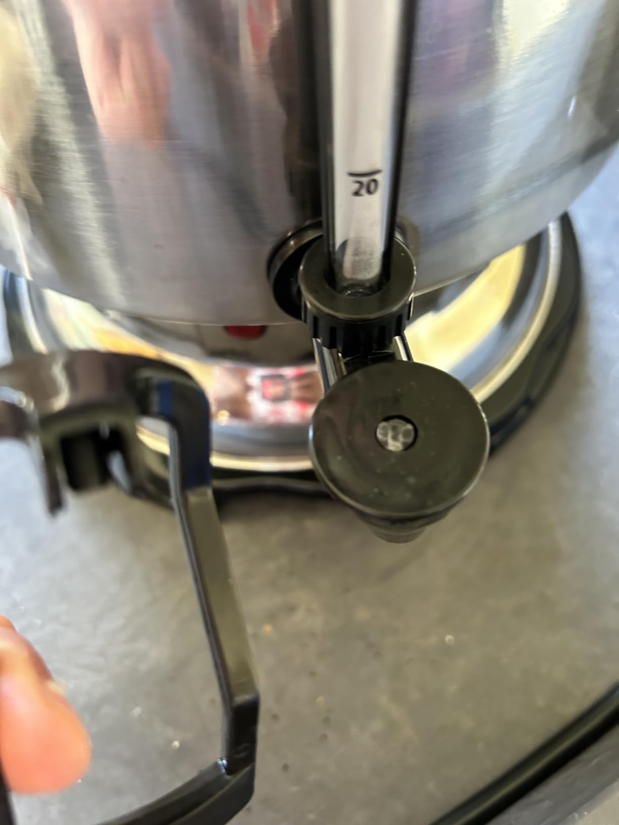 Hamilton Beach Commercial Coffee Urn & Hot Beverage Dispenser, 60 Cup Capacity, Polished Stainless Steel (D50065) | Keep Warm Heater | Easy-Push Lever For One Handed Operation customer photo 2