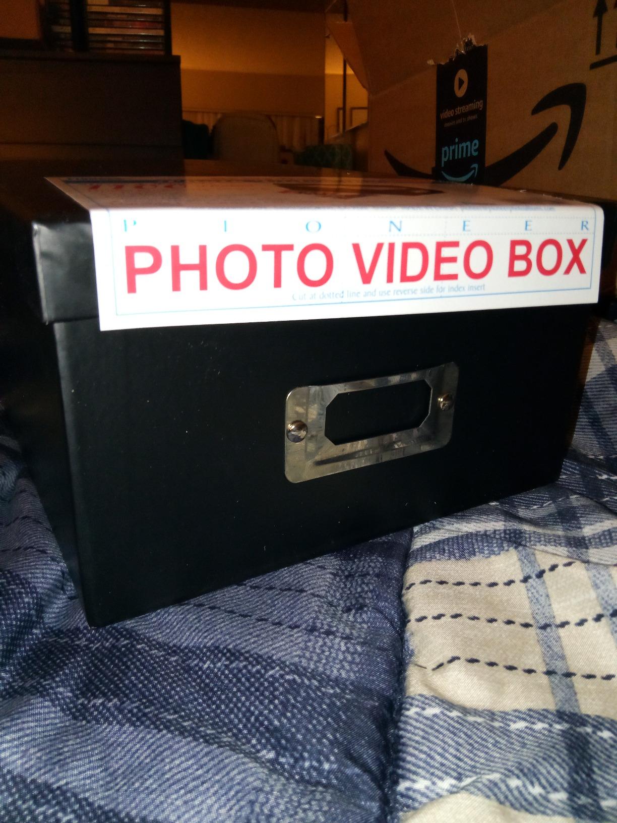Pioneer Photo Albums Photo Storage Box, Black customer photo 2