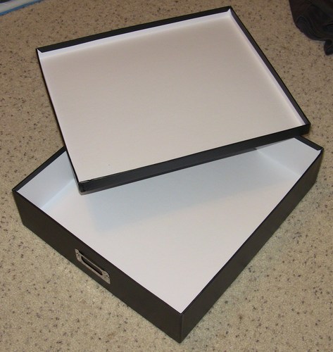 Pioneer Jumbo Scrapbook Storage Box, Black, 14.75 x 13 x 3.75 Inch customer photo 1