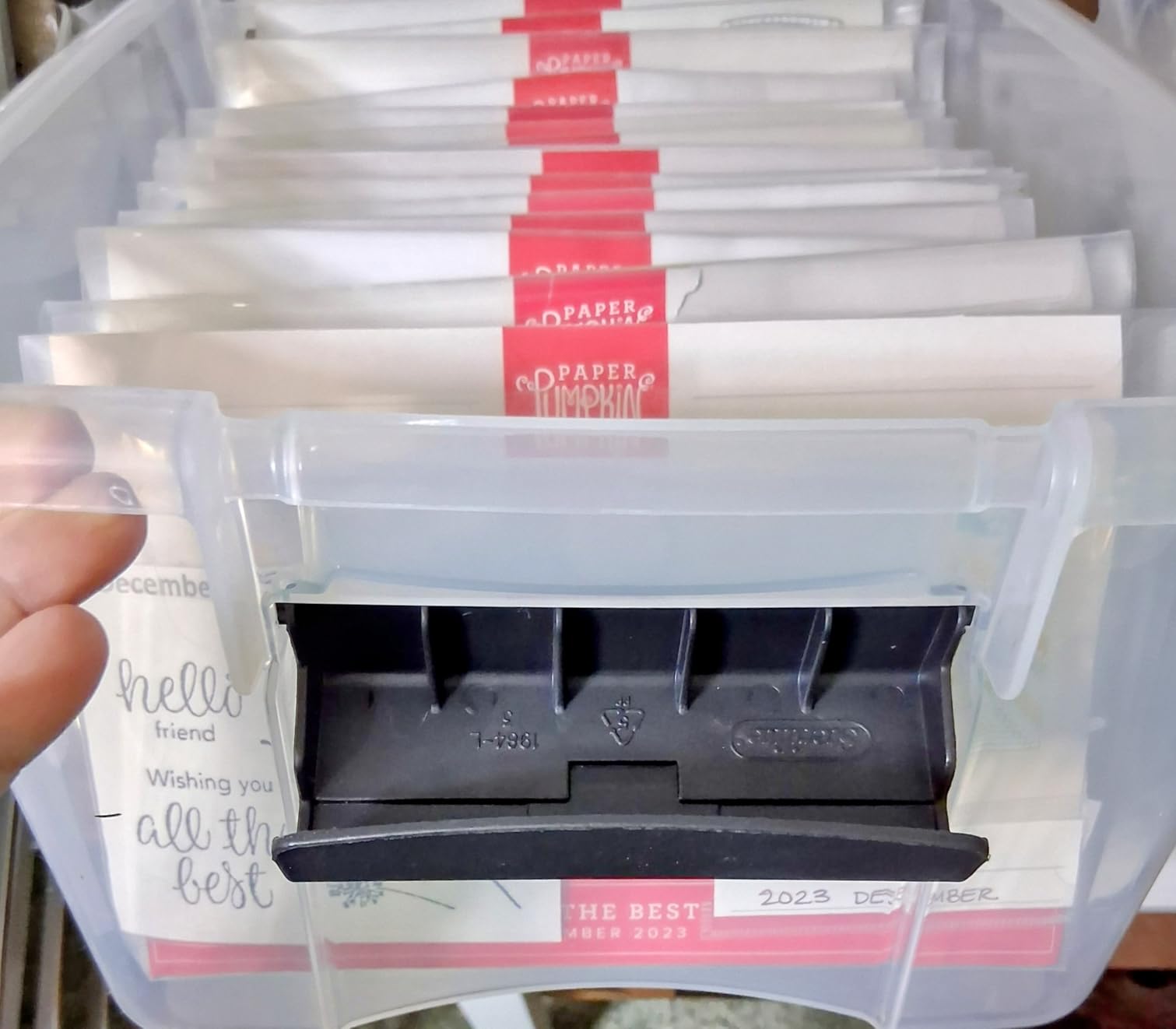 Sterilite 70 Qt Ultra Latch Box, Durable Clear Storage Bin w/ Lid, 6 Pack customer photo 1