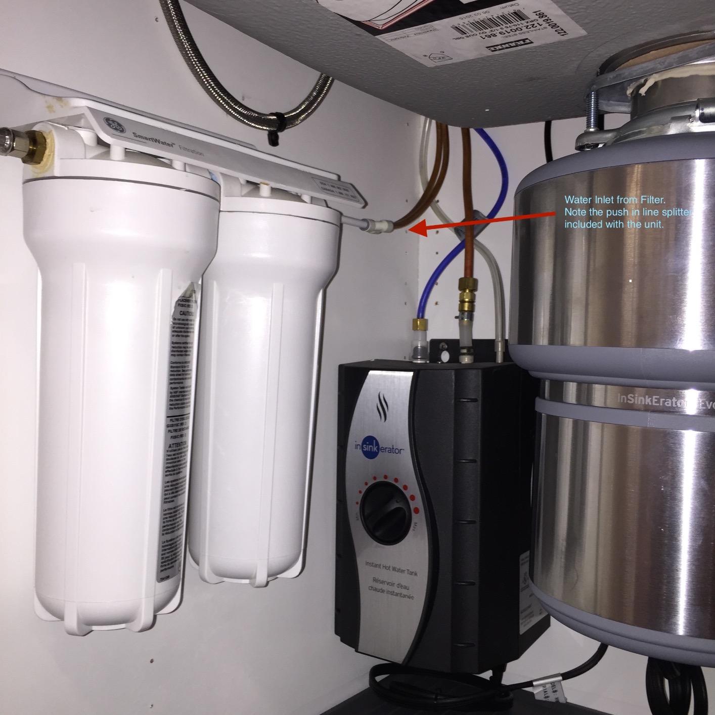 InSinkErator Wave Instant Hot and Cold Water Dispenser System, Faucet & Tank, Satin Nickel, HC-Wave-SN customer photo 2
