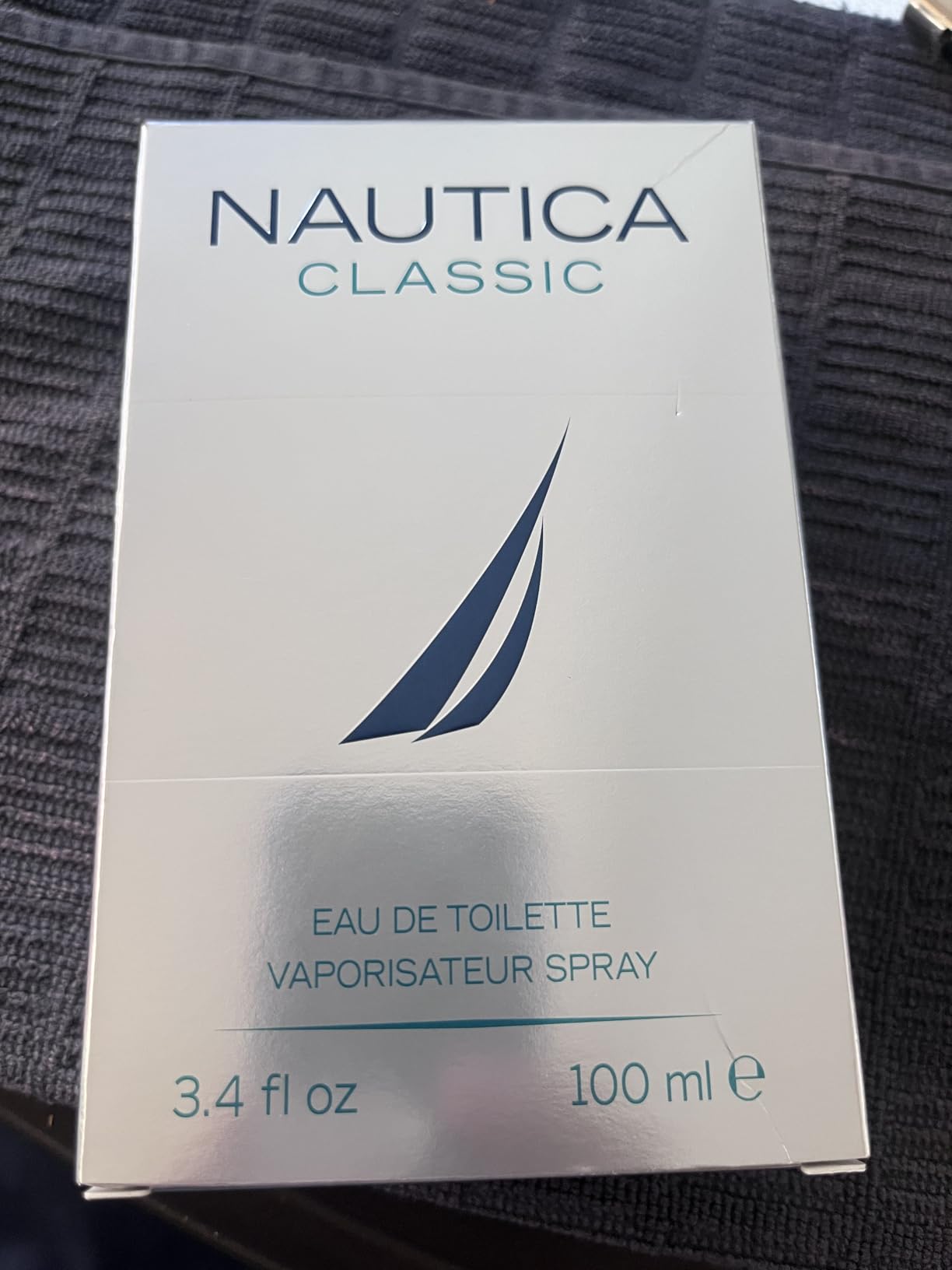 Nautica Classic Eau de Toilette, Men's Fragrance, 3.4 fl oz | Notes of Bergamot, Jasmine, and Musk, Long Lasting, Everyday Fragrance, Travel Size customer photo 2