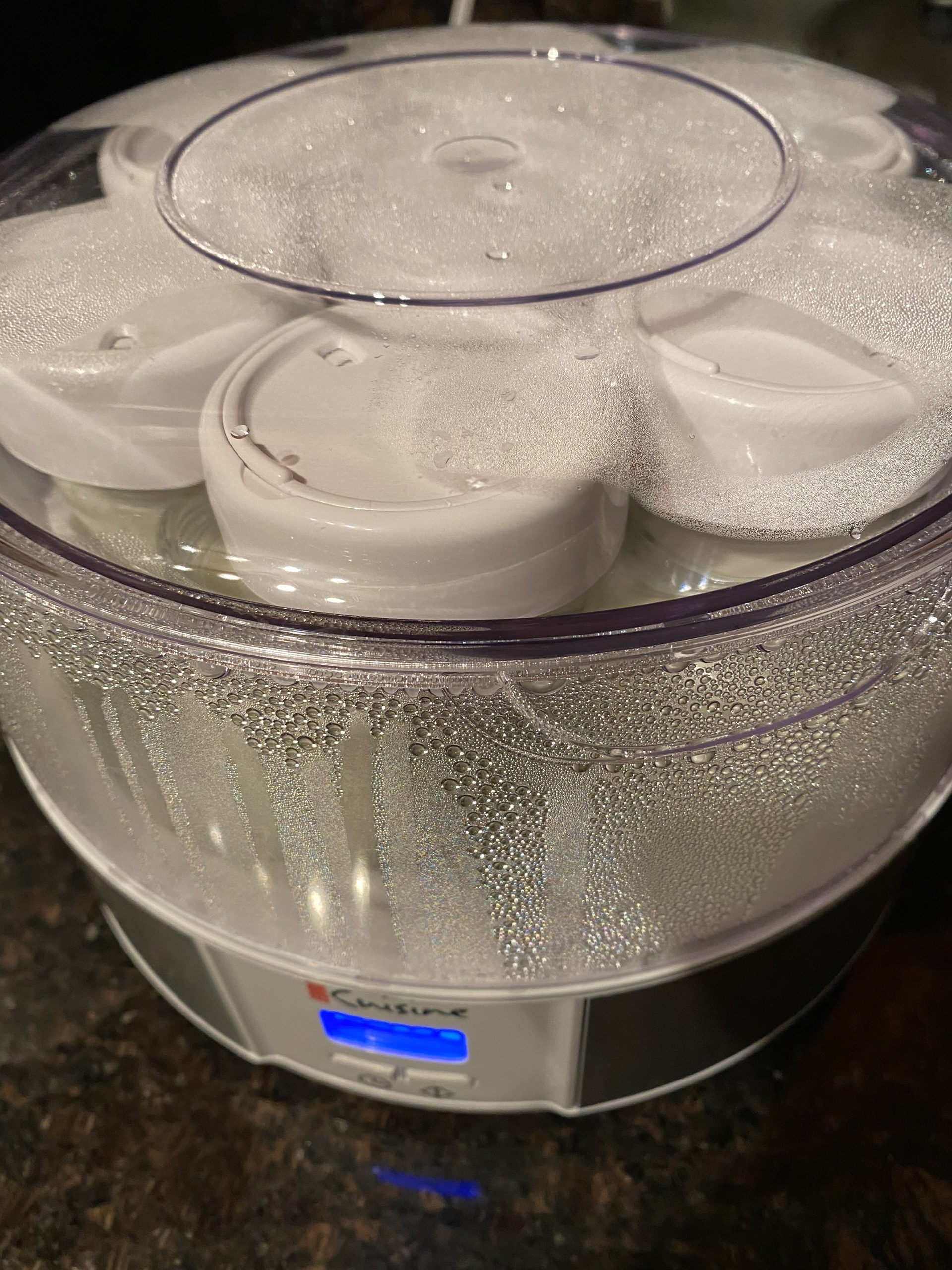 Euro Cuisine Yogurt Maker - YMX650 Automatic Digital Yogurt Maker Machine with Set Temperature - Includes 7-6 oz. Reusable Glass Jars and 7 Rotary Date Setting Lids for Instant Storage customer photo 2