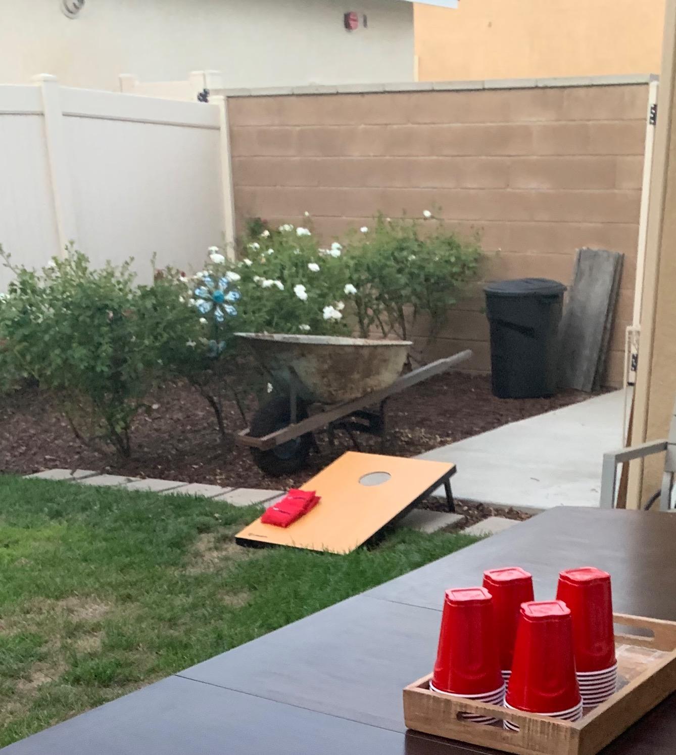 Triumph Tournament 2' x 3' Cornhole Set with 8 All-Weather Bean Bags - Durable Tailgate Game Boards for Backyard BBQs, Camping, Family Activities, and Outdoor Summer Party Fun customer photo 2