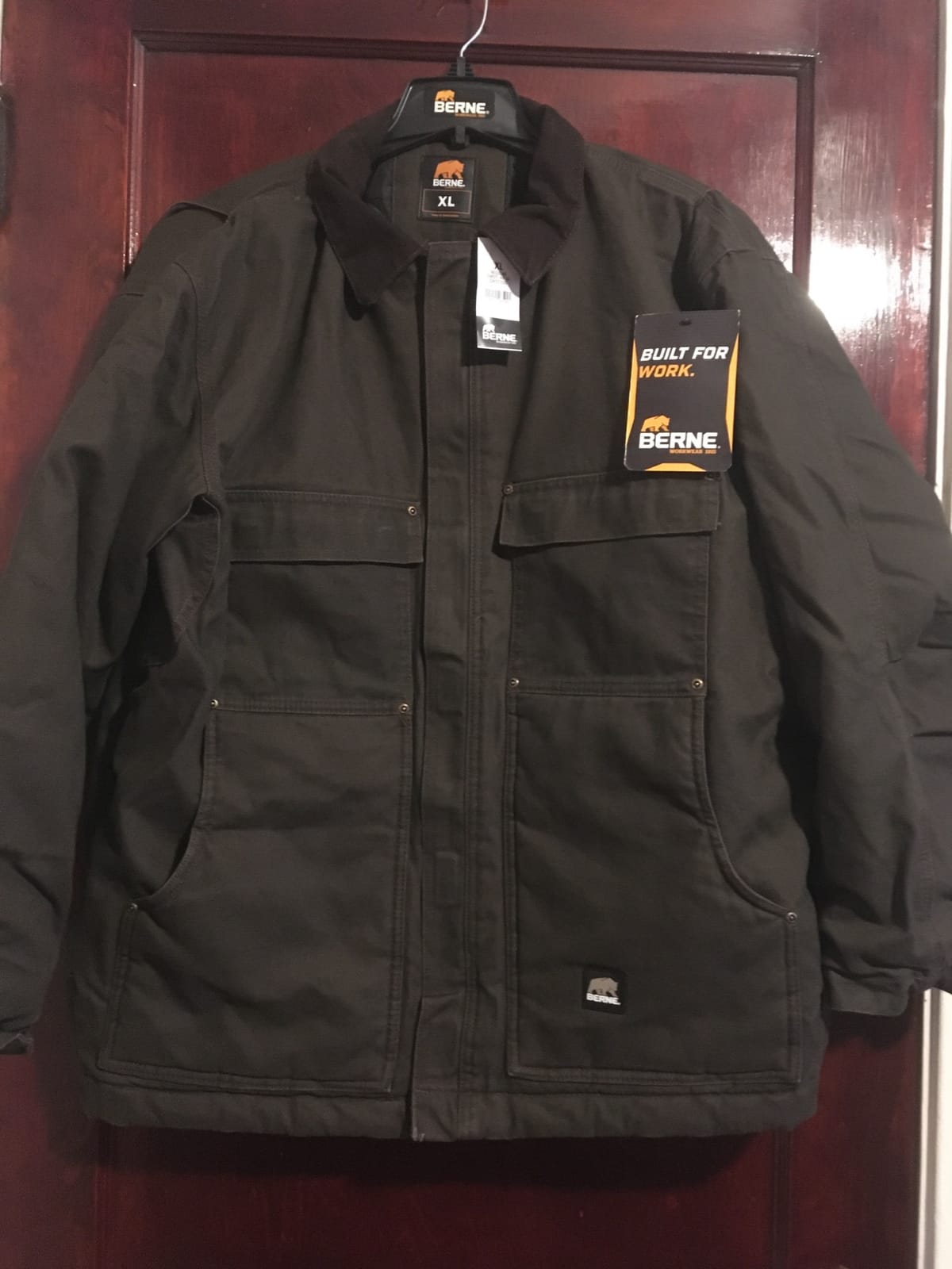 Berne Men's Heartland Washed Chore Coat customer photo 1