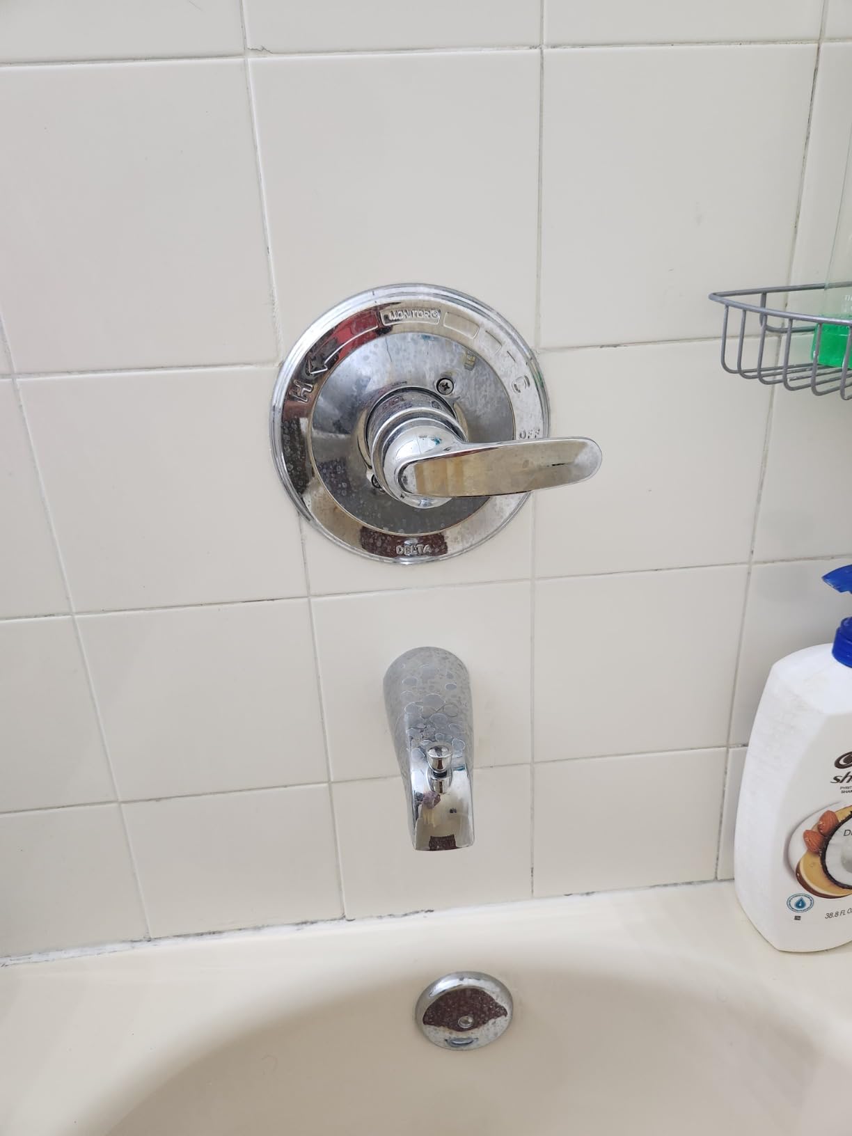 Delta Foundations 13 Series 2-Spray Bathtub and Shower Faucet Set, Chrome Shower Head and Handle Set, Valve Trim Kit, Chrome BT13410 (Valve Not Included) customer photo 1