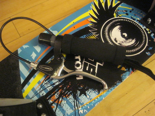 Atom 95X Mountainboard with Brake, Summer Snowboard Alternative customer photo 3