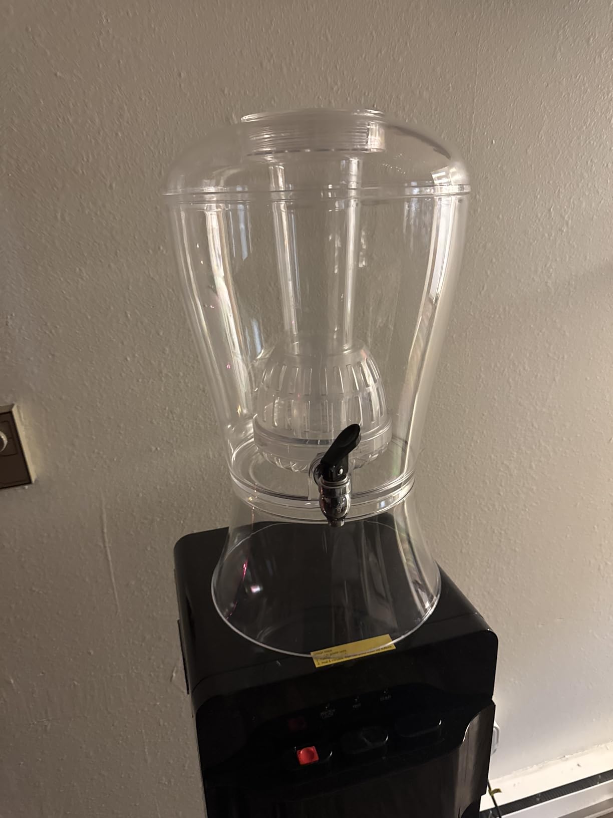 CreativeWare 3 Gallon Beverage Dispenser With Ice Cylinder And Fruit Infuser customer photo 2