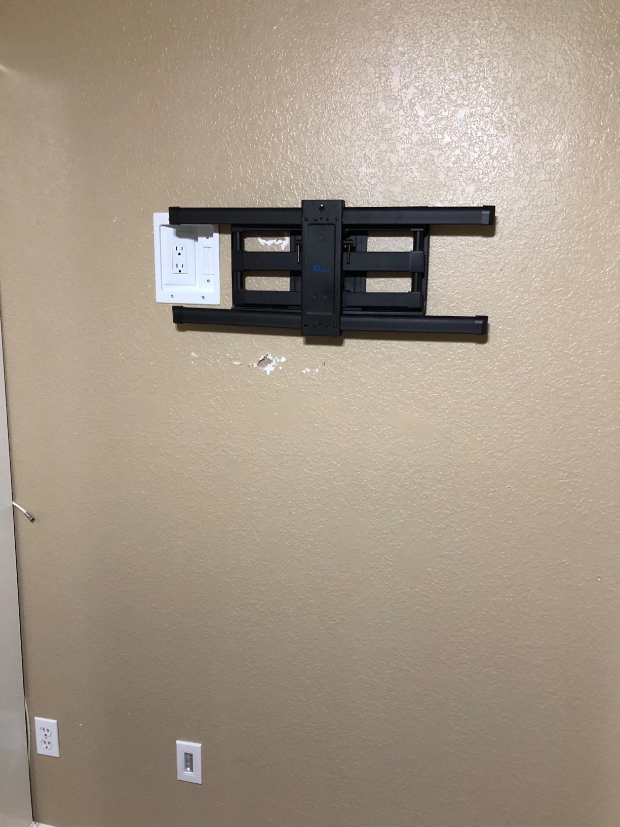 Legrand - OnQ in-Wall Cable Management Kit for Power & Low Voltage Cords - Hides TV or Display Cables Retrofit Behind the Wall - UL Listed TV Cord Hider w/DIY Install & Included Hardware - HT2102WHV1 customer photo 1