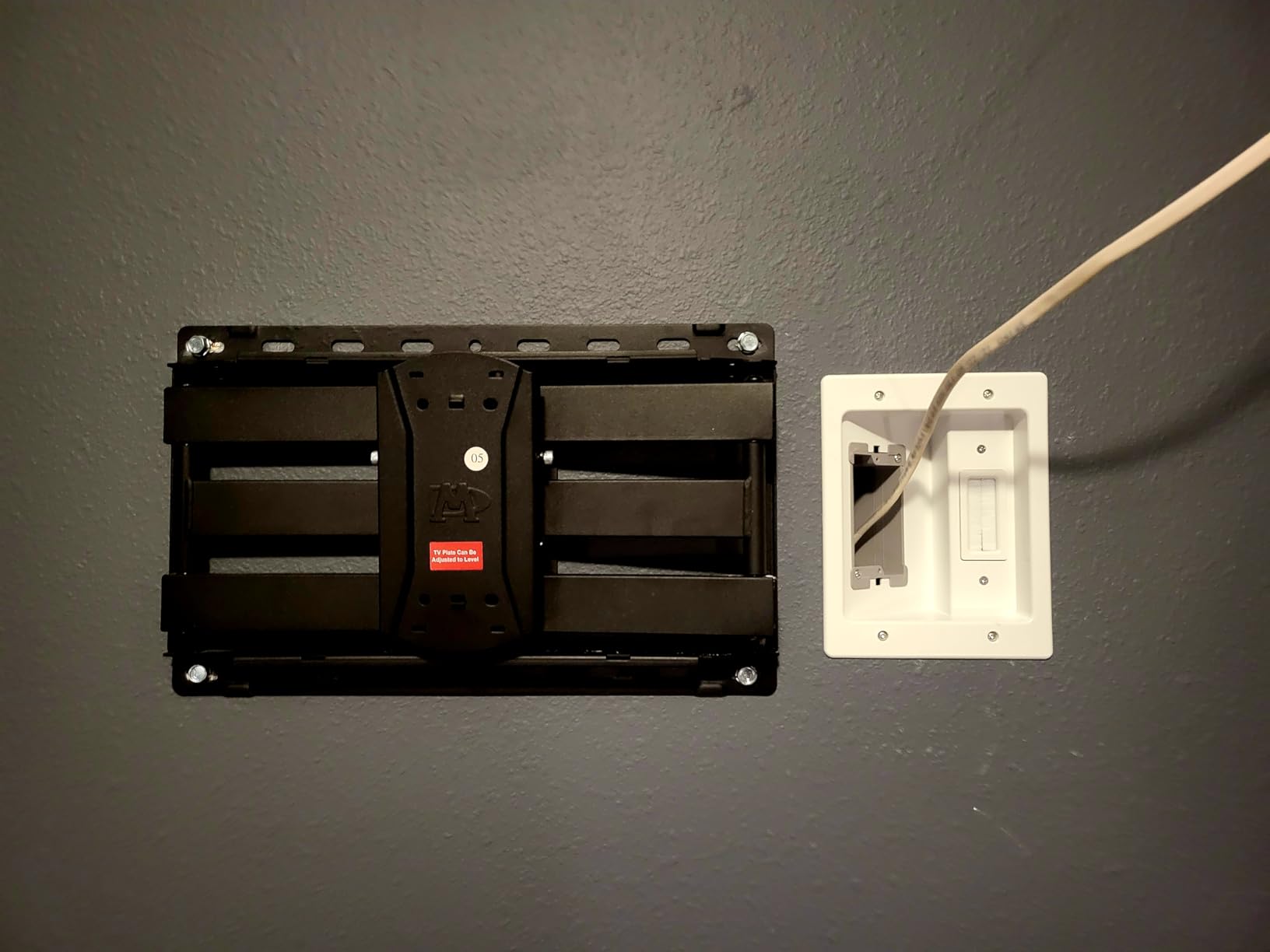 Legrand - OnQ in-Wall Cable Management Kit for Power & Low Voltage Cords - Hides TV or Display Cables Retrofit Behind the Wall - UL Listed TV Cord Hider w/DIY Install & Included Hardware - HT2102WHV1 customer photo 2