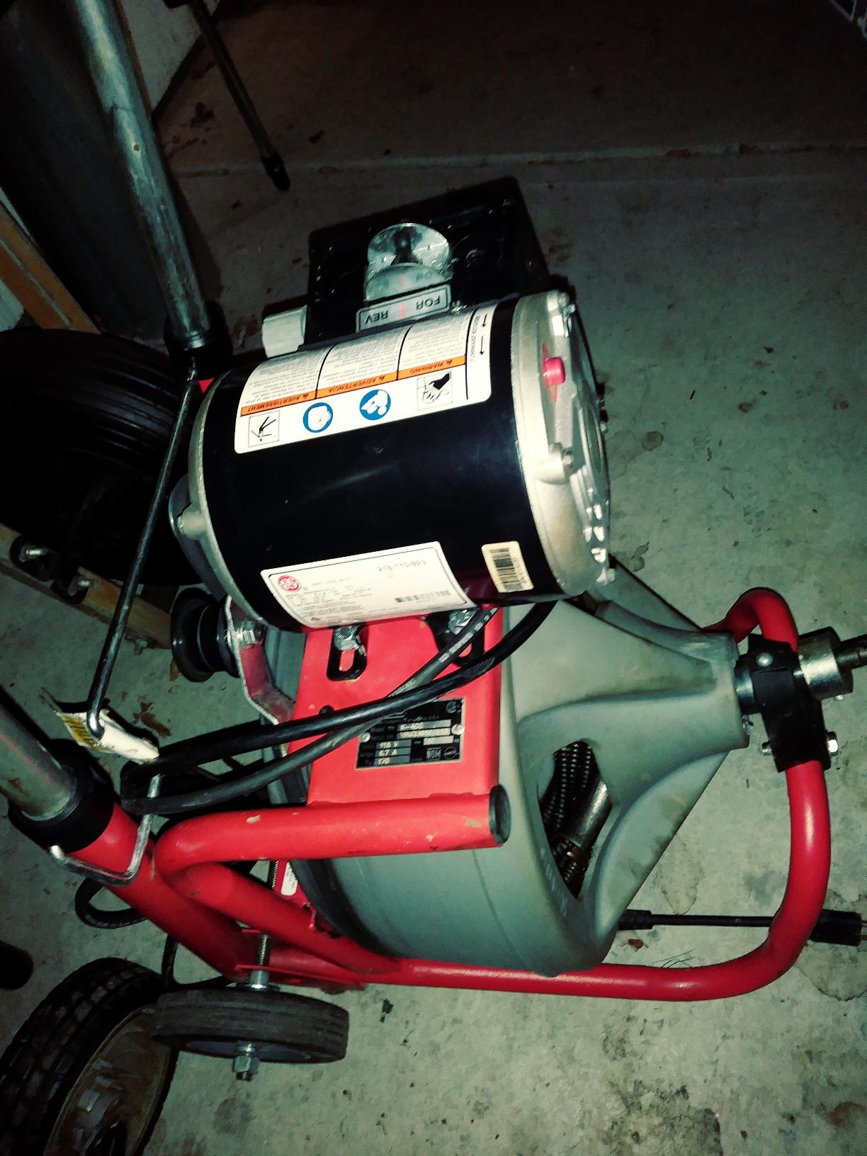 RIDGID 26998 Model K-400 Drain Cleaning 120-Volt Drum Machine Kit with C-45IW 1/2