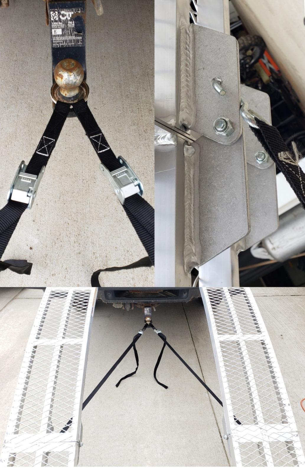 89-inch Folding Aluminum Truck, UTV/ATV, Motorcycle Loading Arch Ramps - Pair, 1500lb Capacity customer photo 1