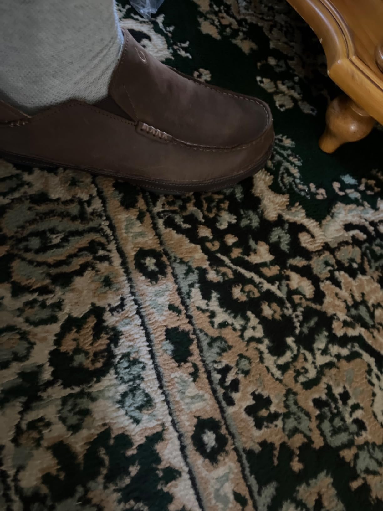 OLUKAI Moloa Men's Premium Leather Shoes, Easy Slip On & Off Design, Casual & Versatile Loafer, Drop-in Heel & Enhanced Traction customer photo 1
