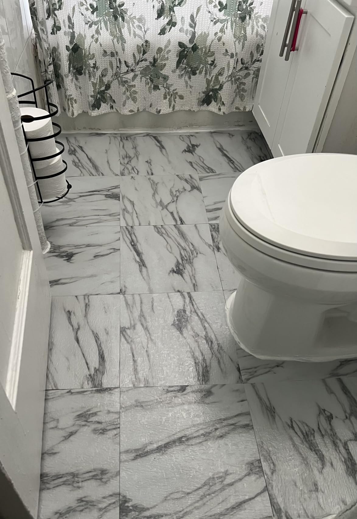 Nexus Peel & Stick Vinyl Floor Tiles, 20-Pack, 12 x 12 in, Oak | Decorative Tile Format: Dimensional Tile Texture Adds Coordinated Finish Detail customer photo 1