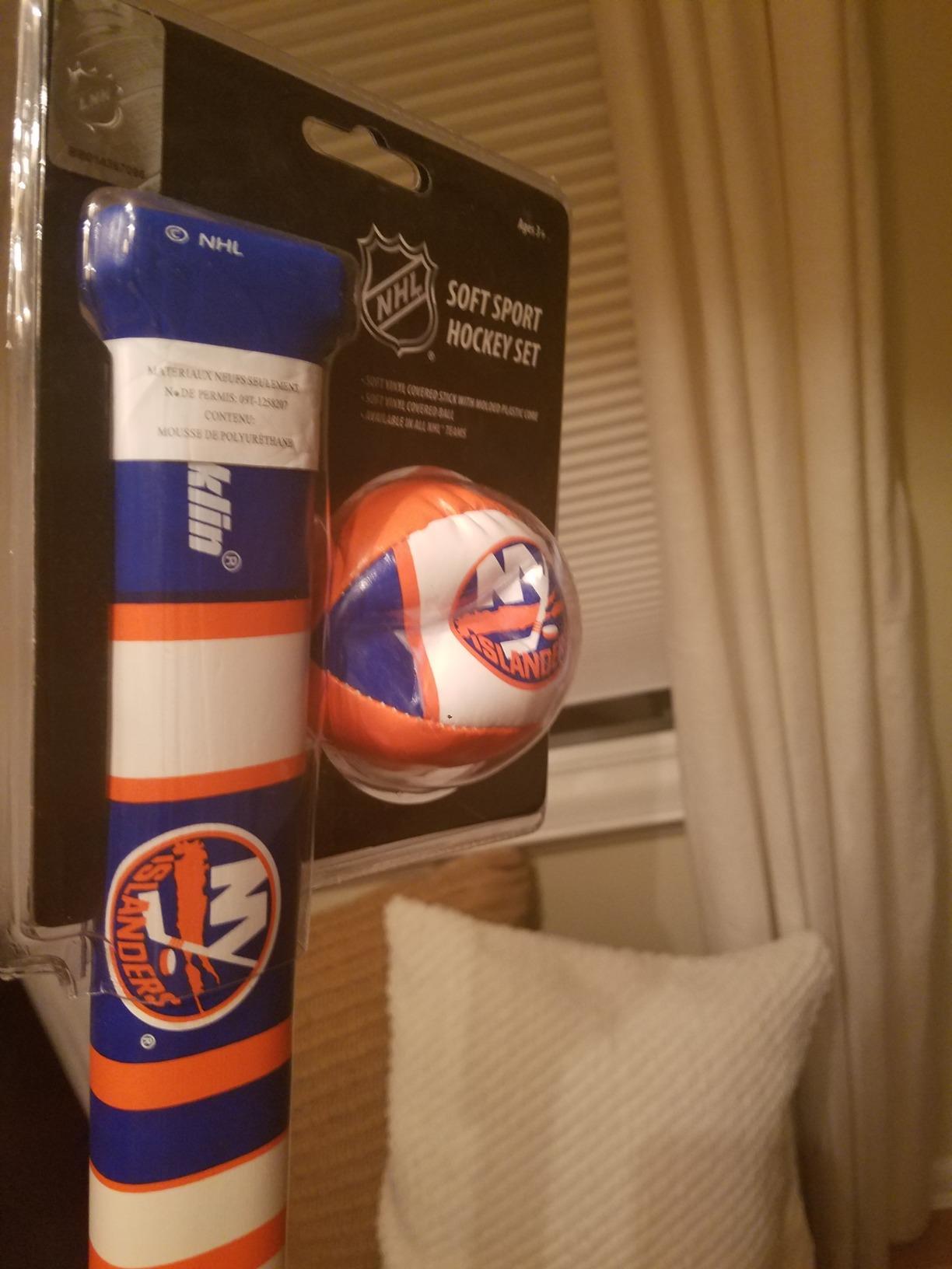 Franklin Sports NHL Team Mini Soft Hockey Stick Set - NHL Team Soft Foam Mini Hockey Stick and Ball - Great Toy for Kids customer photo 1