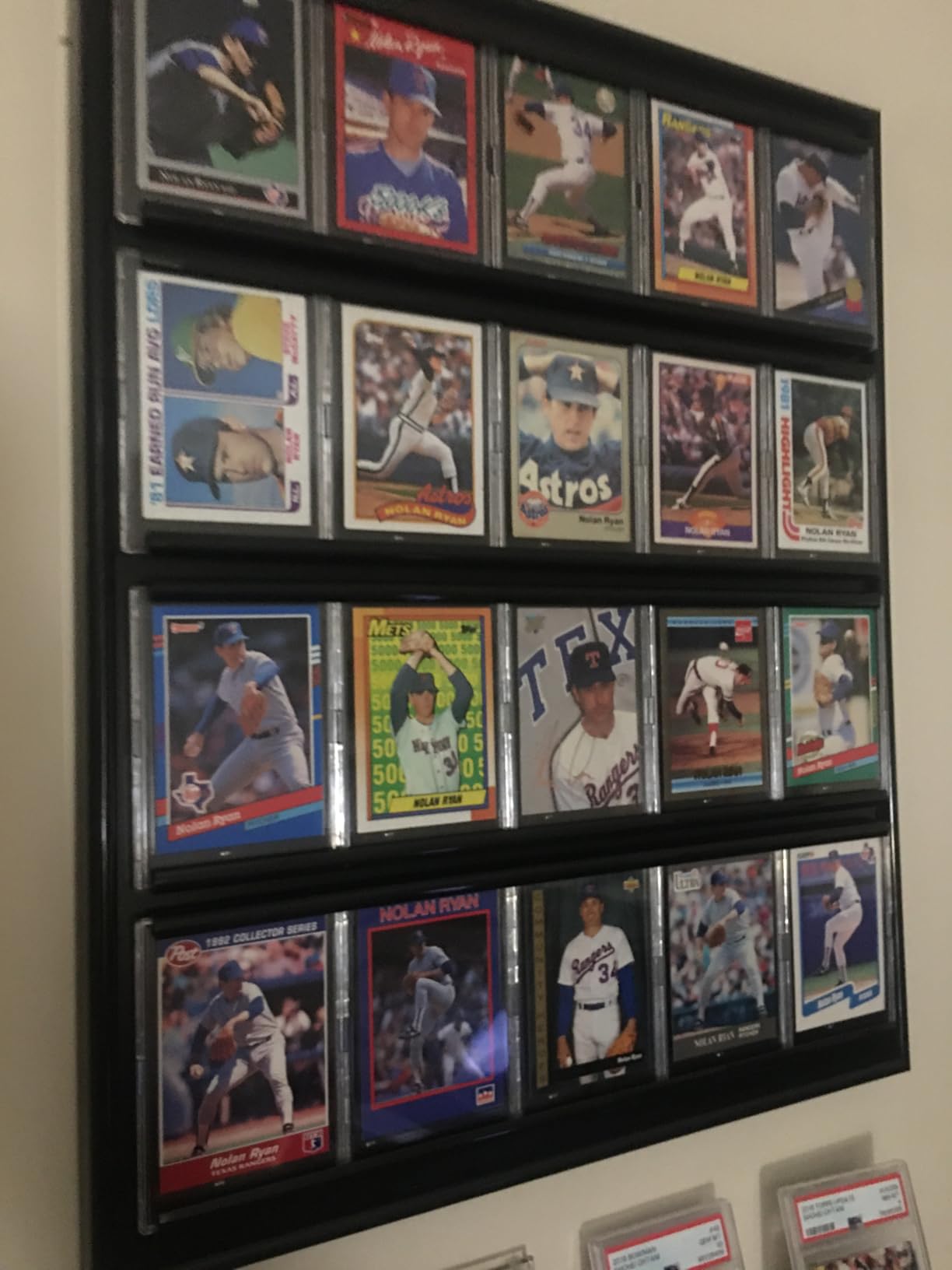 MCS 16x20 Inch Collector Card Wall Display, Holds 20 Sports Cards, Black (52894) customer photo 2