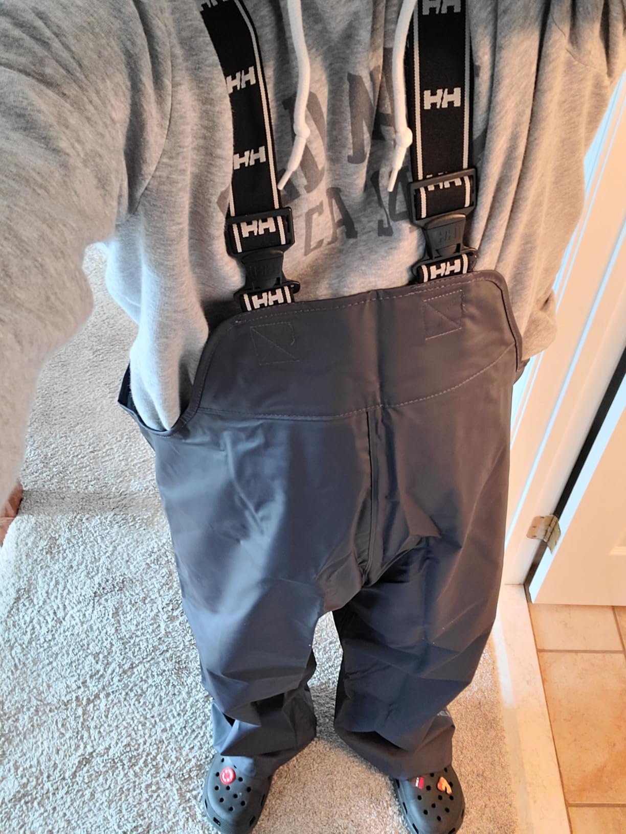 Helly Hansen Mandal Waterproof Bib Overalls for Men, Fishing Pants | Zippered Chest Pocket, Straight-Cut Legs, Elastic Suspenders, Work Bibs for Men, Heavy Duty Rain Gear, Bib Overalls Men customer photo 1