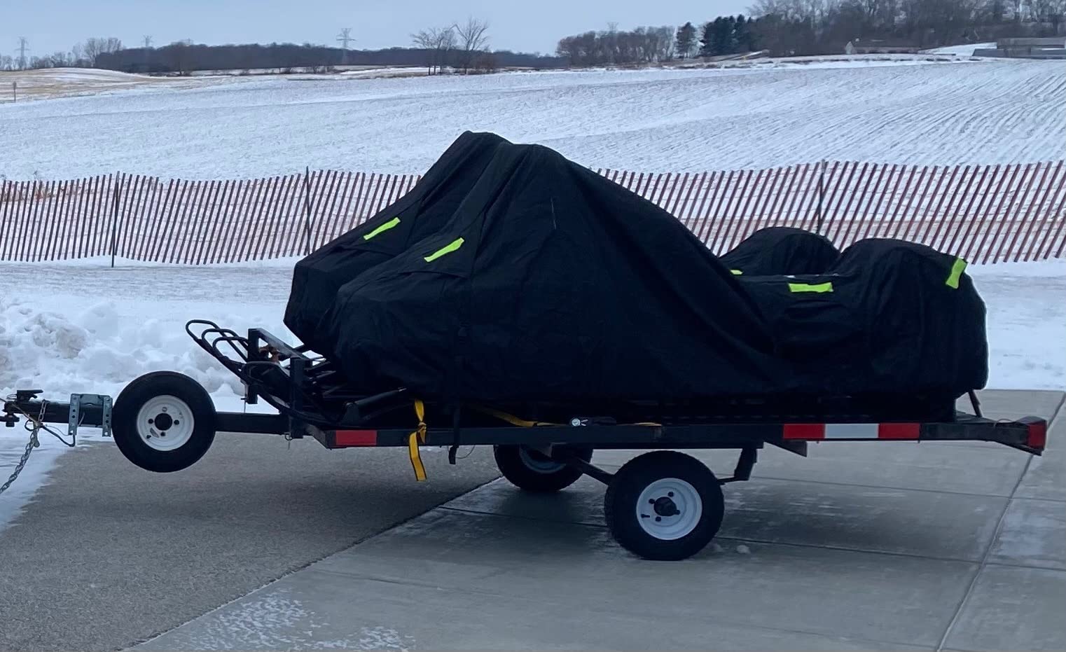 Budge Sportsman Trailerable Snowmobile Cover, Waterproof, Fits Up to 130