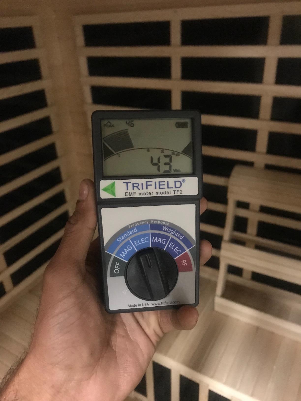 HEATWAVE Tucson 4 Person Hemlock Low EMF Infrared Wood Sauna for Home & Indoor Relaxation - With 9 Carbon Heaters, Chromotherapy Lighting, Tempered Glass Door, Built-In Stereo Sound System customer photo 2