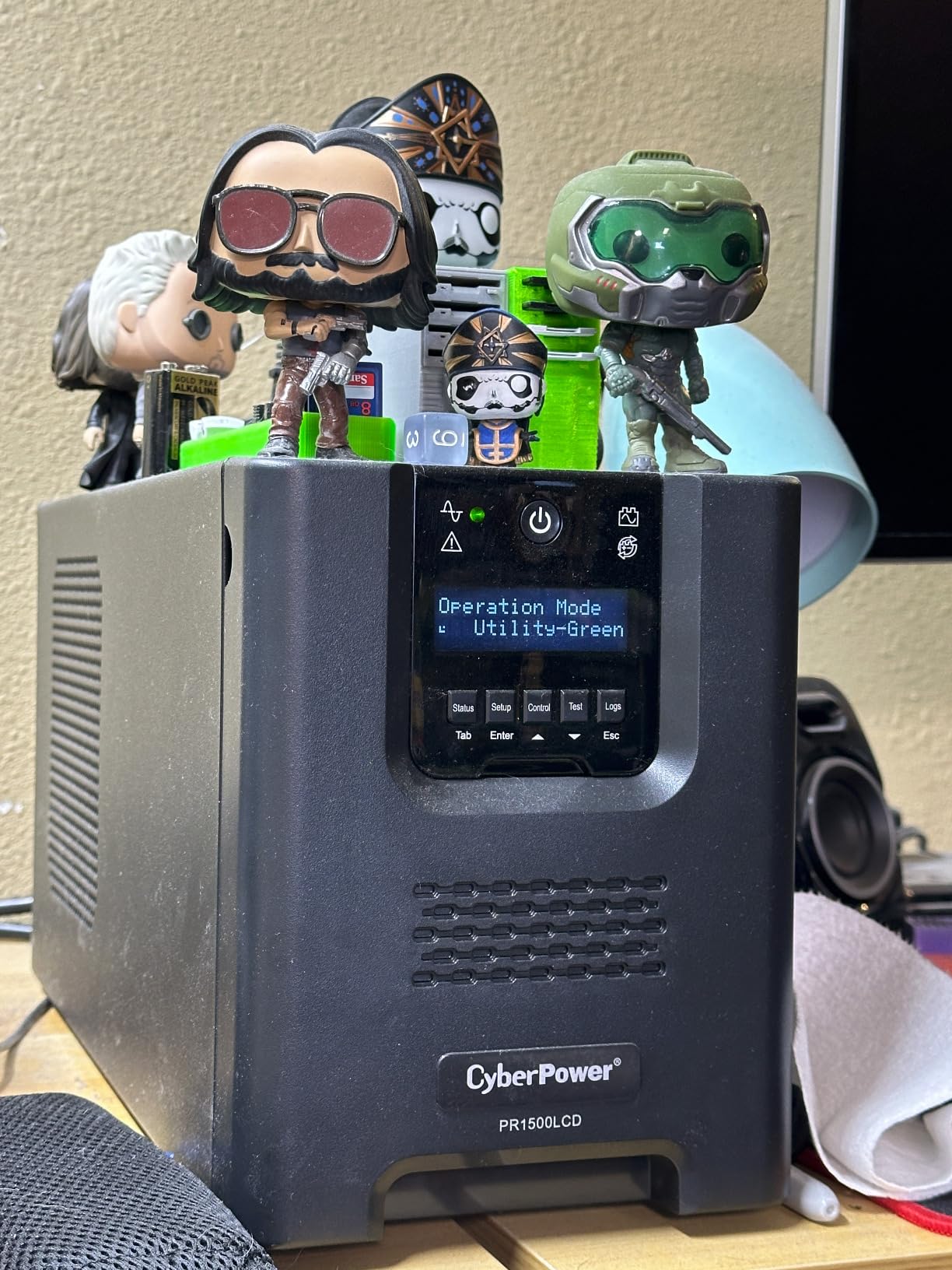CyberPower PR1500LCD Smart App Sinewave UPS Battery Backup, 1500VA/1500W, 8 Outlets, AVR, Mini-Tower, UL Certified | 1500va/1500w Line-Interactive Ups with Avr, Extendable LCD, 8 Nema 5-15r Outlets, USB and Serial and Snmp, 3-Yr Warranty customer photo 2