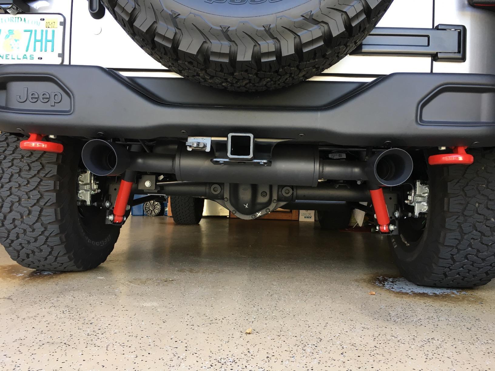 MagnaFlow Performance Axle Back Exhaust System Kit 15160 | Street Series, Dual Split Rear Exit, Fits Select Jeep Wrangler JK, Jeep Wrangler customer photo 2
