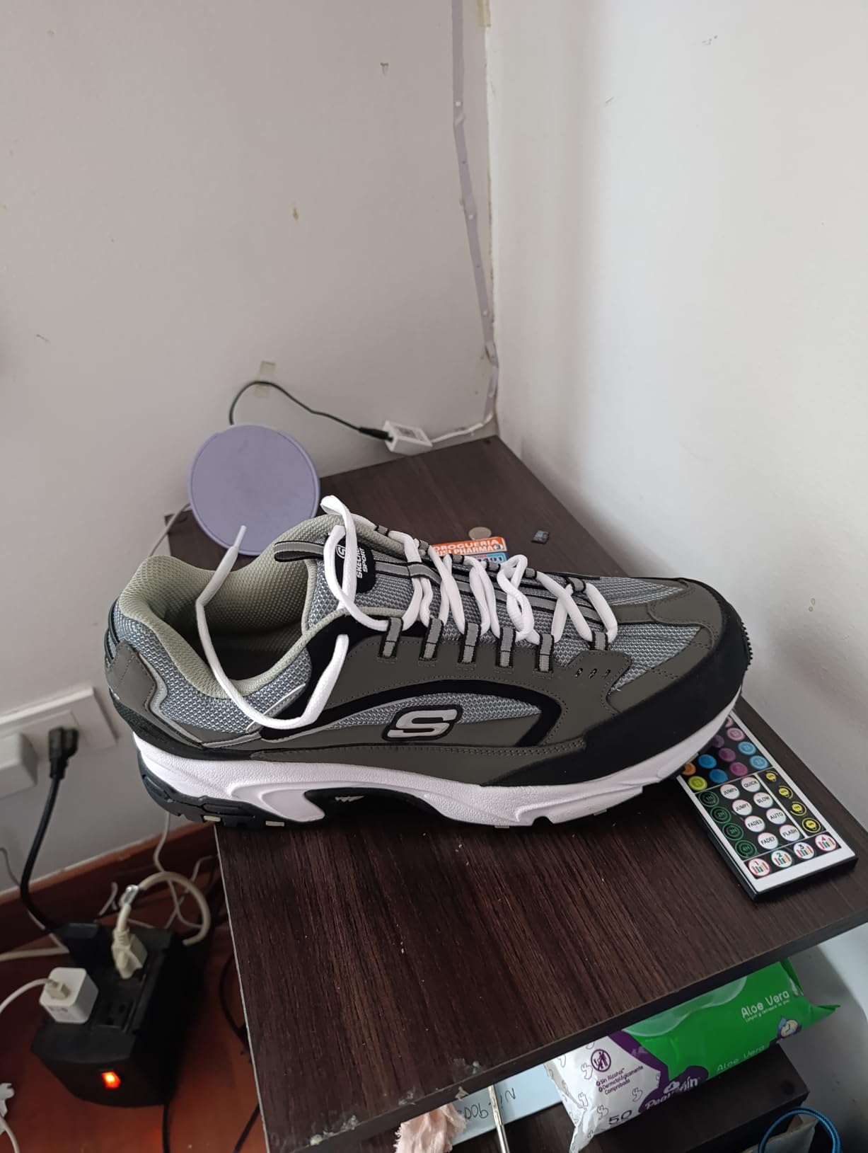 Skechers Men's Stamina Nuovo Sneaker | Casual Training, Nubuck Leather, Mesh Ventilation, EVA Cushion Midsole, Traditional Lace-up customer photo 1