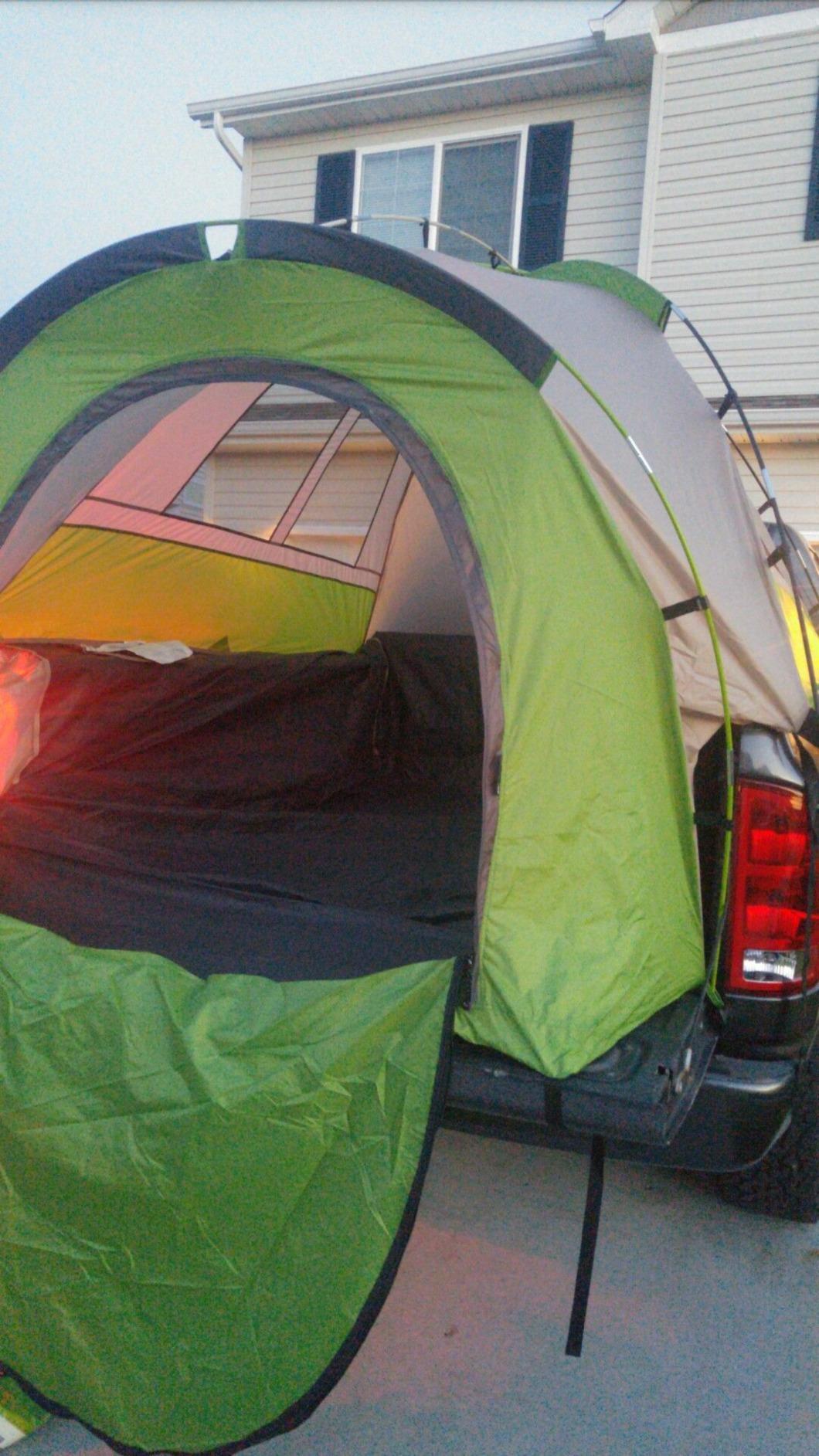 Napier Backroadz Truck Tent 13 Series | Pickup Truck Bed Camping Tent | Rainfly for Water Protection | Sturdy and Spacious 2-Person Truck Bed Tent | Easy 10-Minute Setup | Green/Gray customer photo 1
